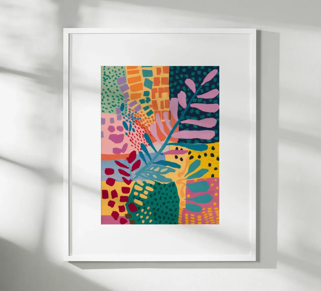 Patchwork Garden Flow poster de Zep Layers