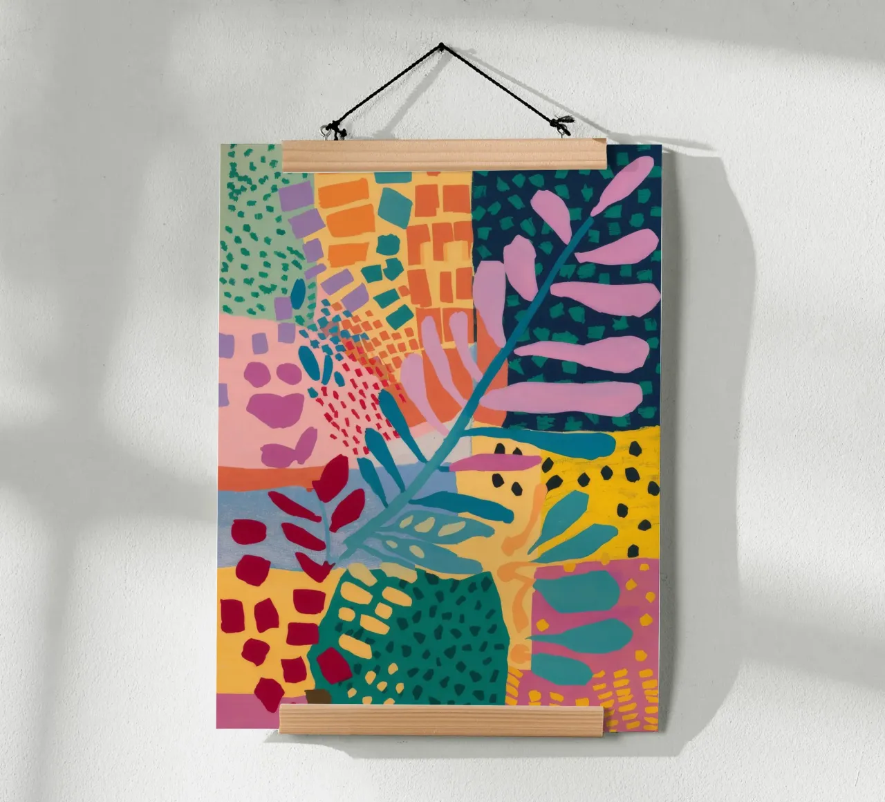 Patchwork Garden Flow poster de Zep Layers