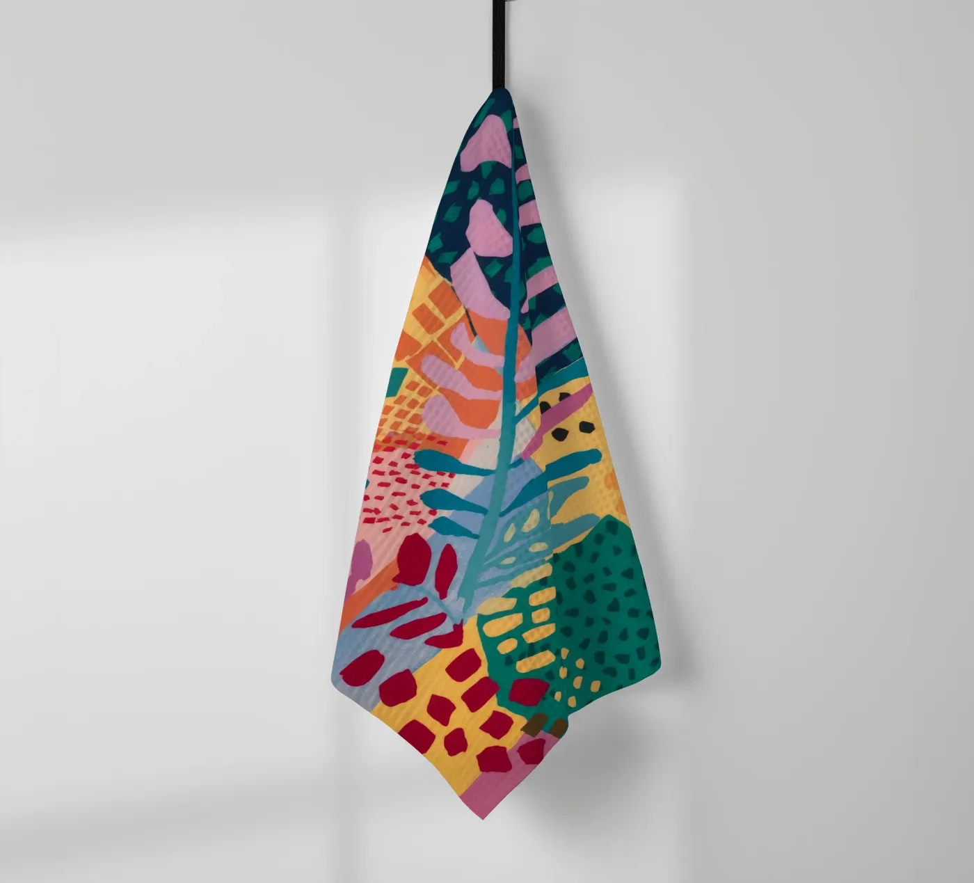 Patchwork Garden Flow tea towel by Zep Layers