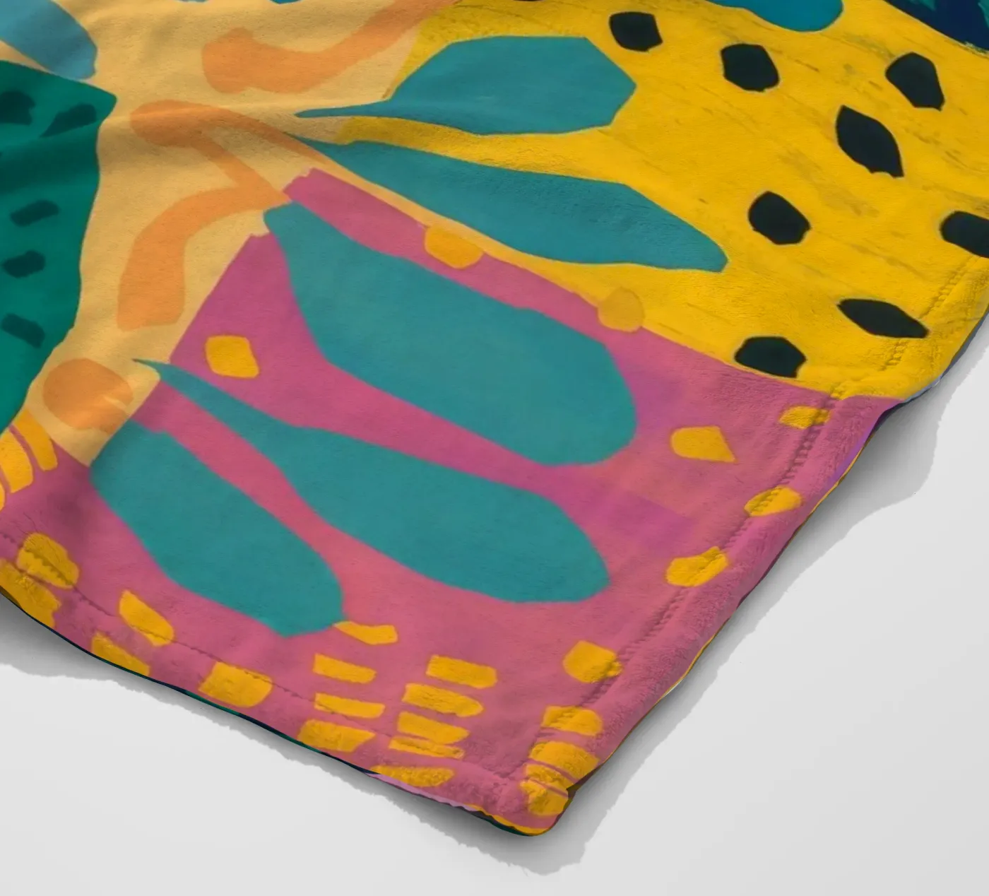Flusso del giardino patchwork coperta in pile da Zep Layers