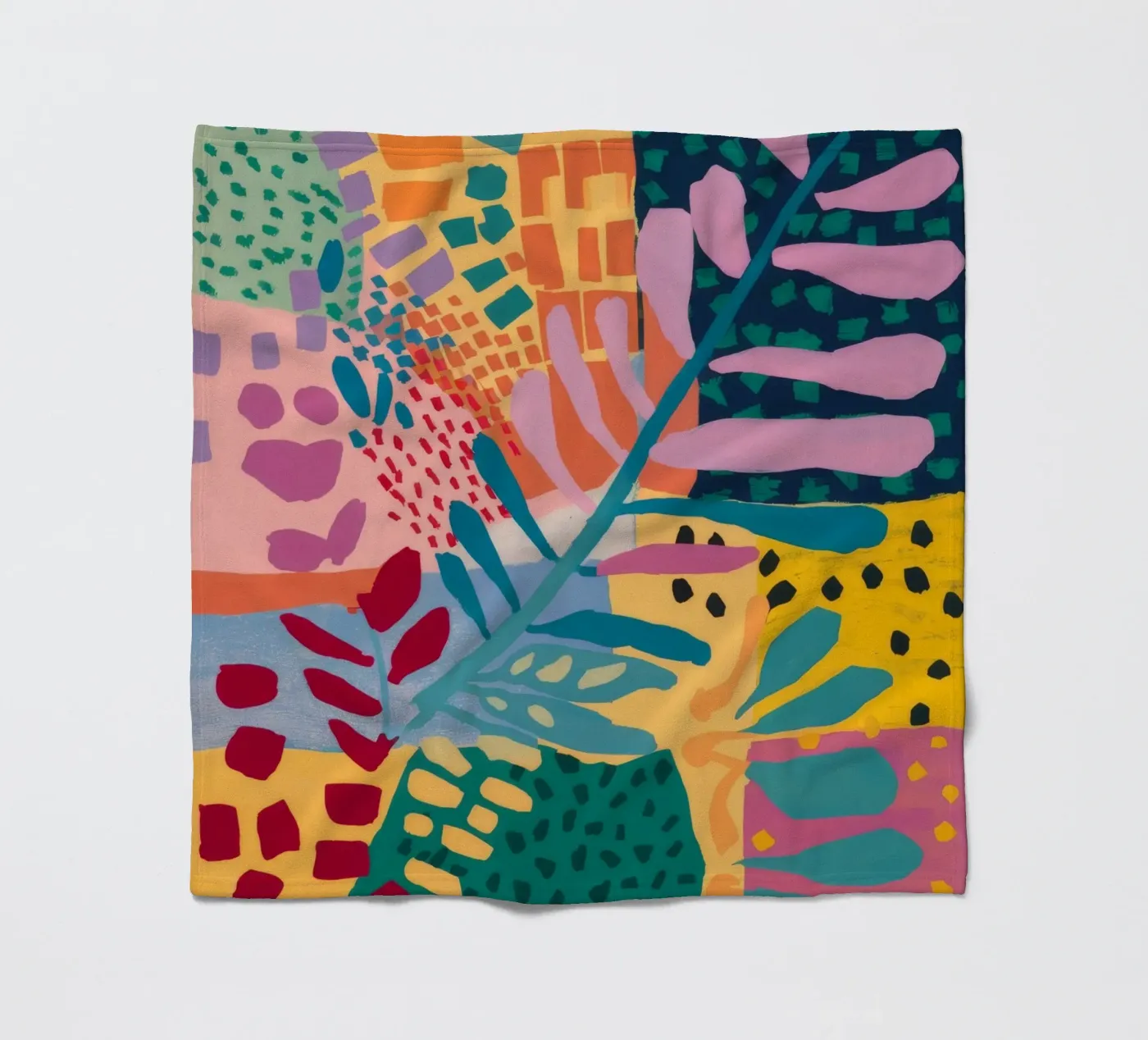 Flusso del giardino patchwork coperta in pile da Zep Layers