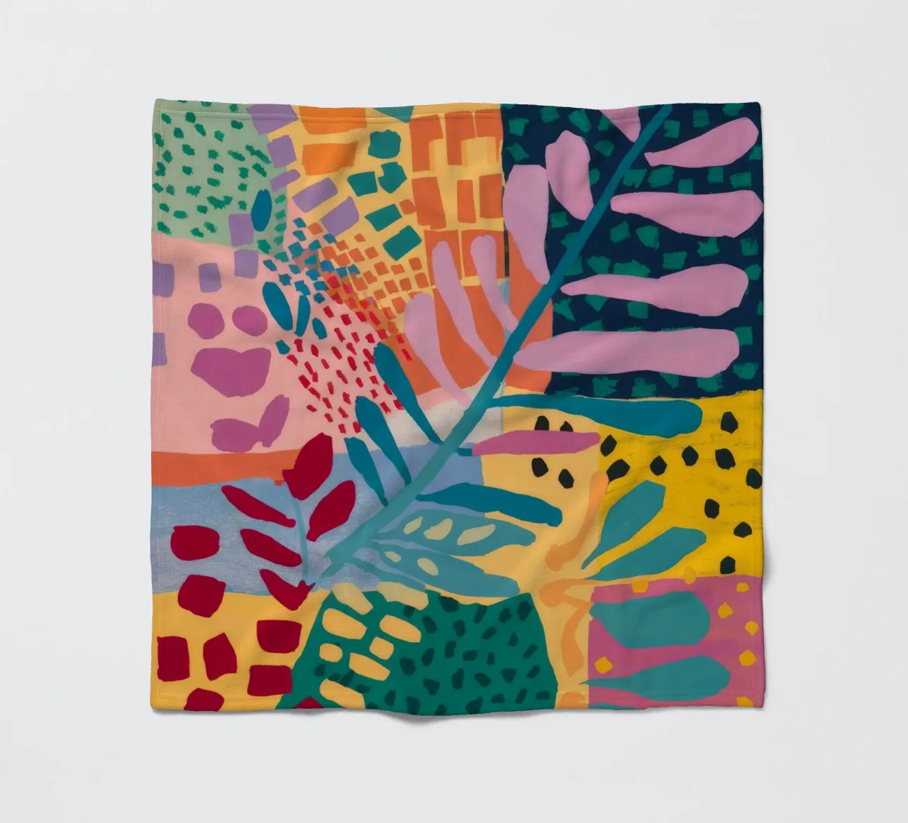 Patchwork Garden Flow Fleecedecke von Zep Layers