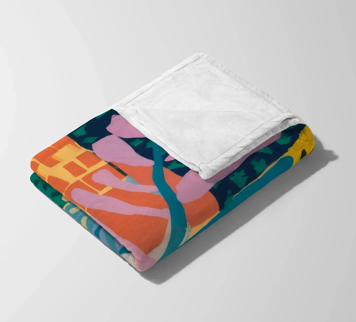 Flusso del giardino patchwork coperta in pile da Zep Layers