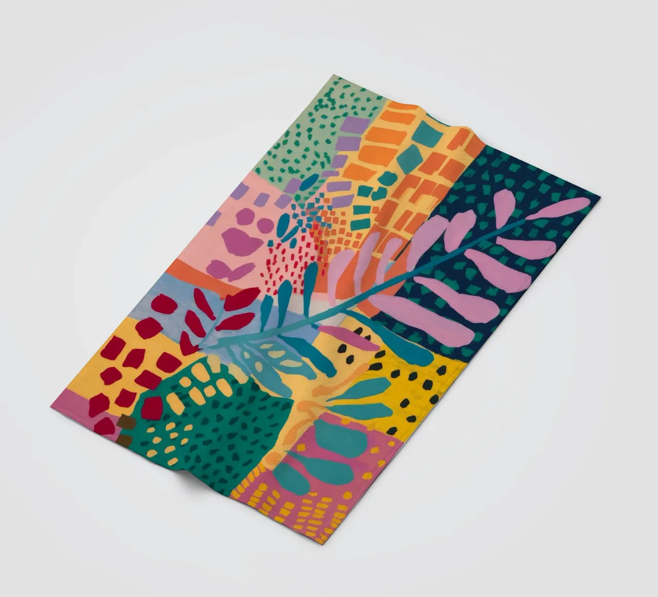 Patchwork Garden Flow Fleecedecke von Zep Layers