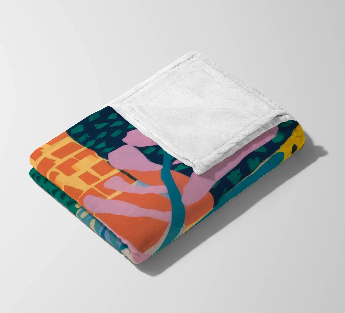 Flusso del giardino patchwork coperta in pile da Zep Layers