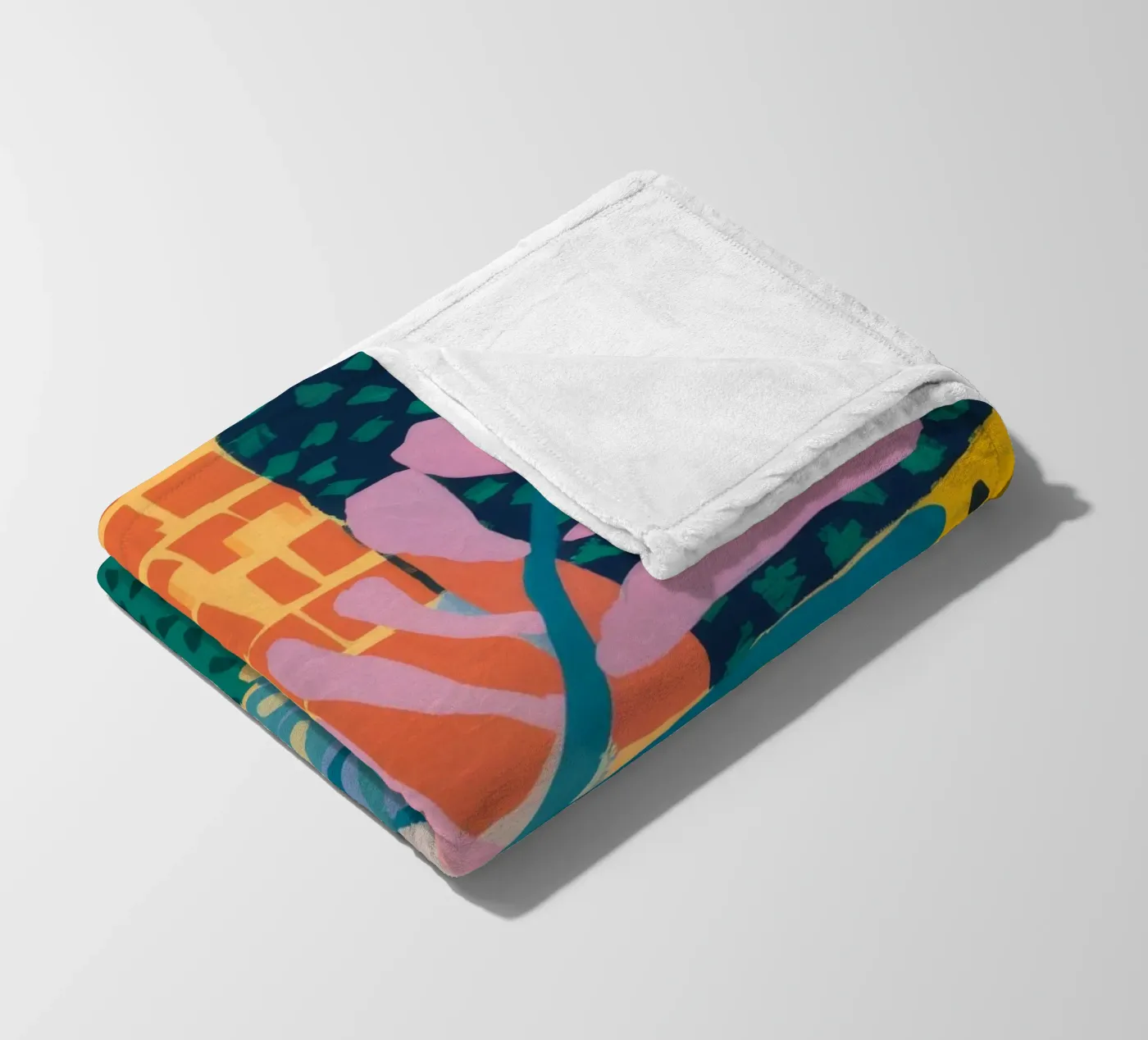 Flusso del giardino patchwork coperta in pile da Zep Layers