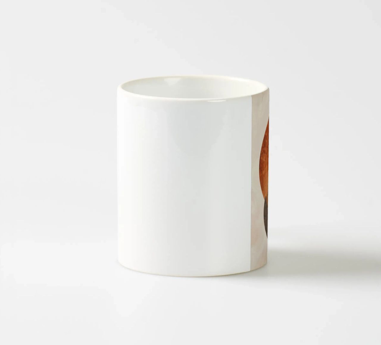 cerchio linee curve geometria texture minimalista semicerchio tazza in ceramica da Perry Kale