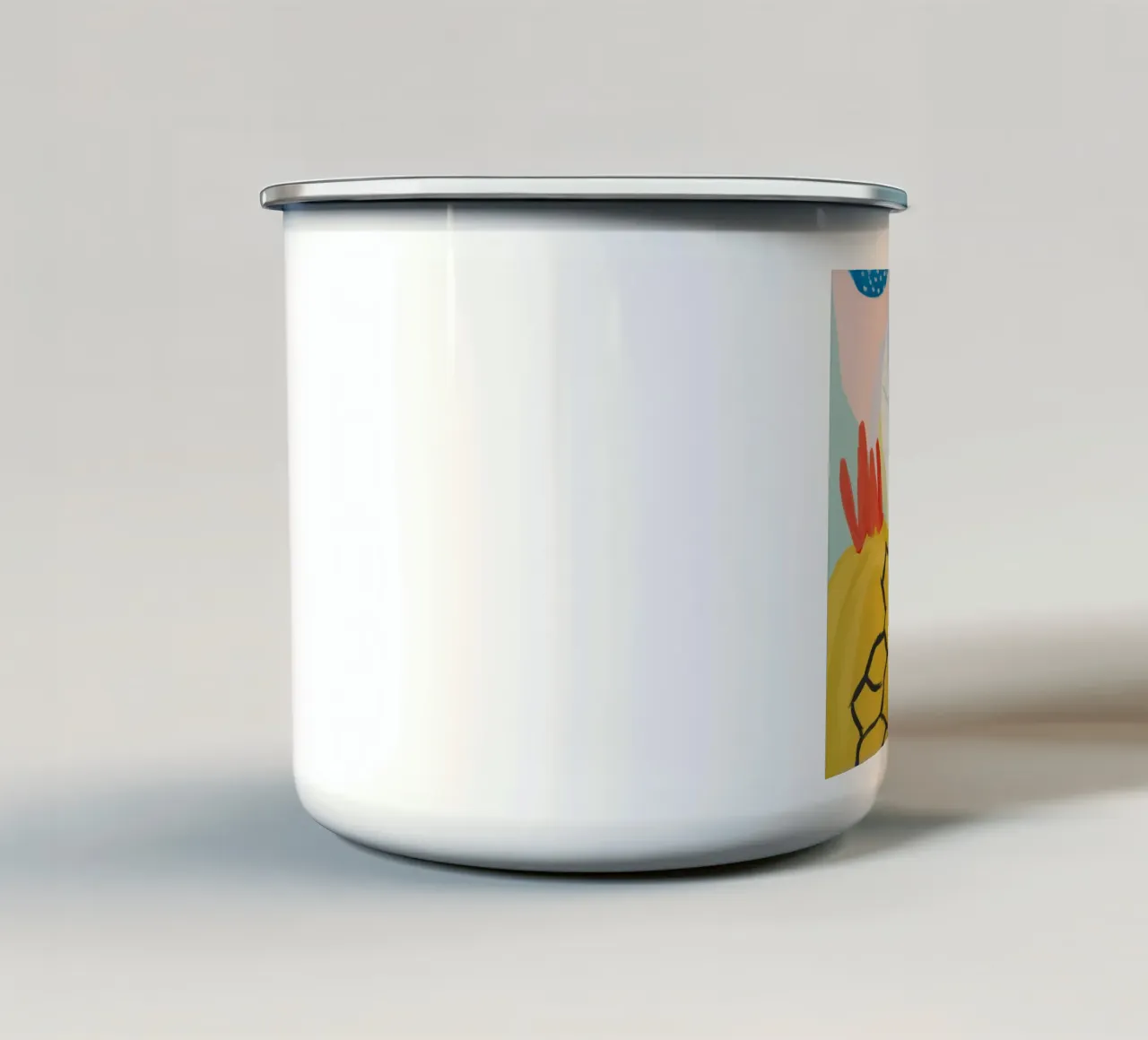Melodia di frutta delicata tazza in smalto da Zep Layers