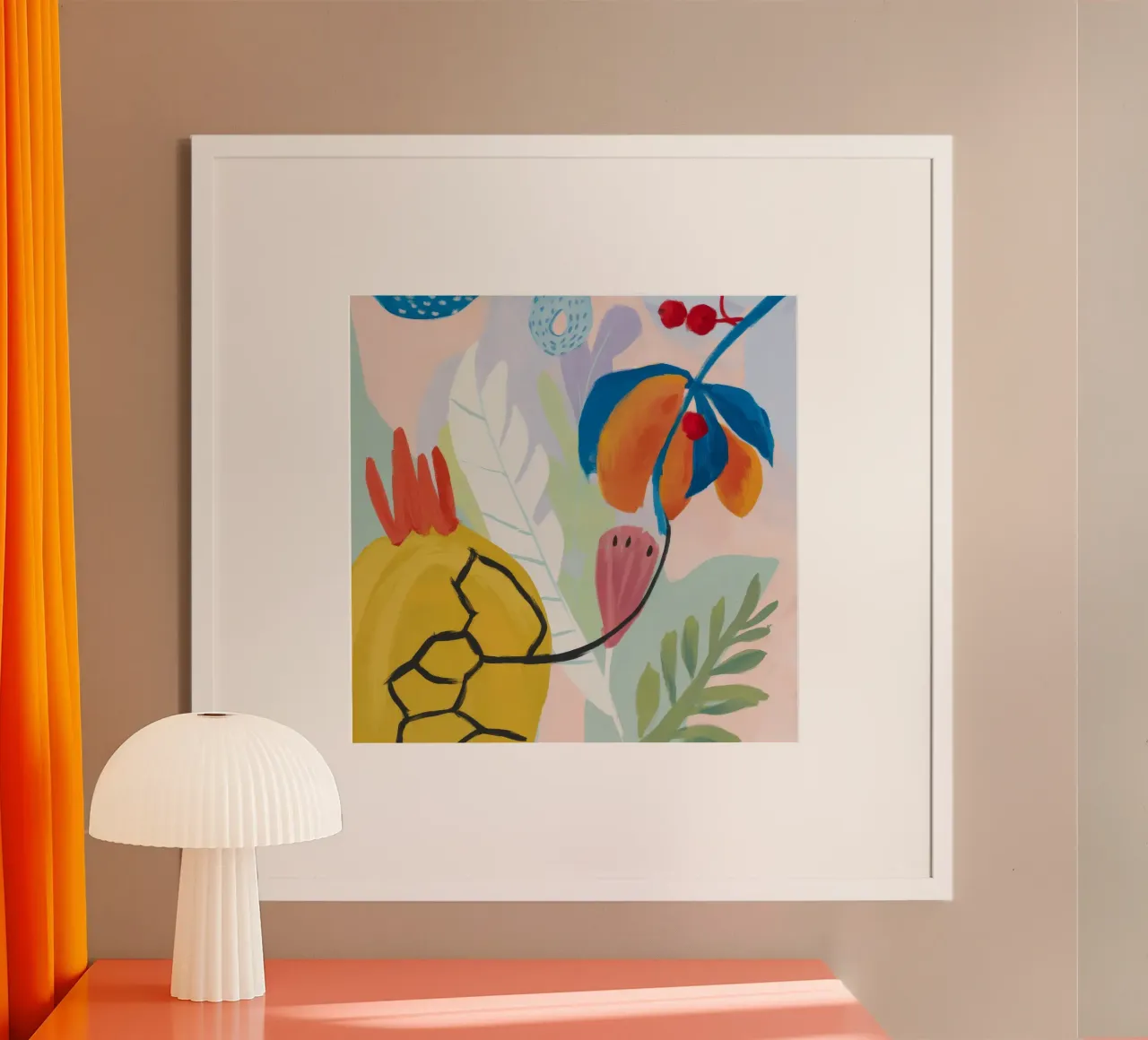 Melodia di frutta delicata poster da Zep Layers