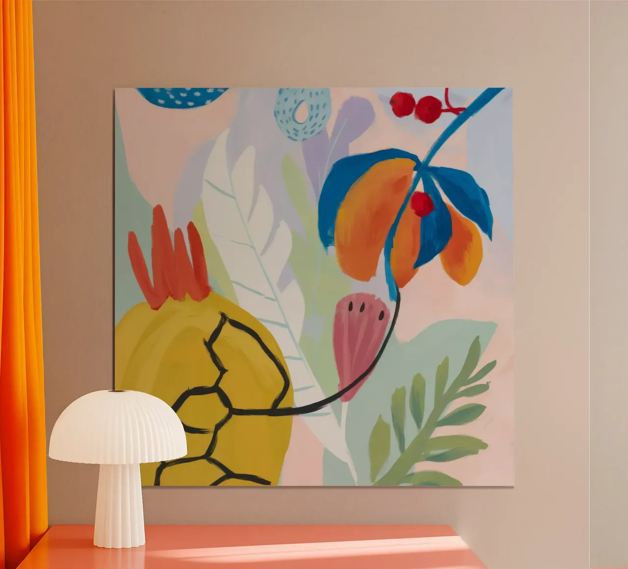 Melodia di frutta delicata poster da Zep Layers