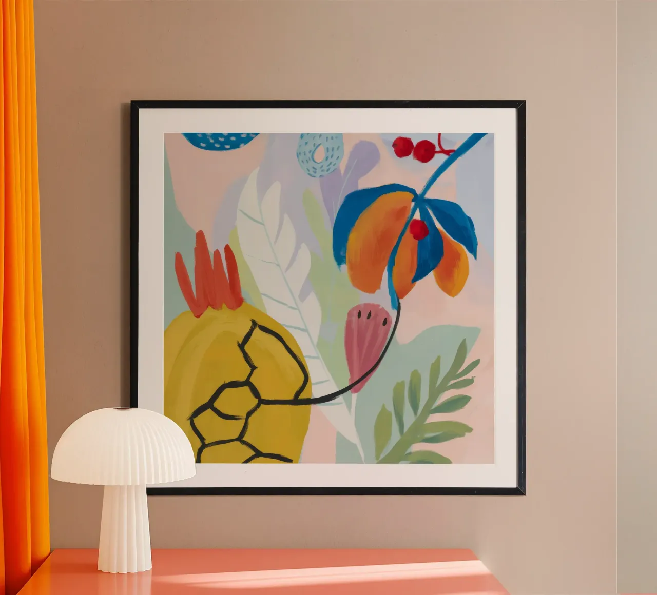 Melodia di frutta delicata poster da Zep Layers