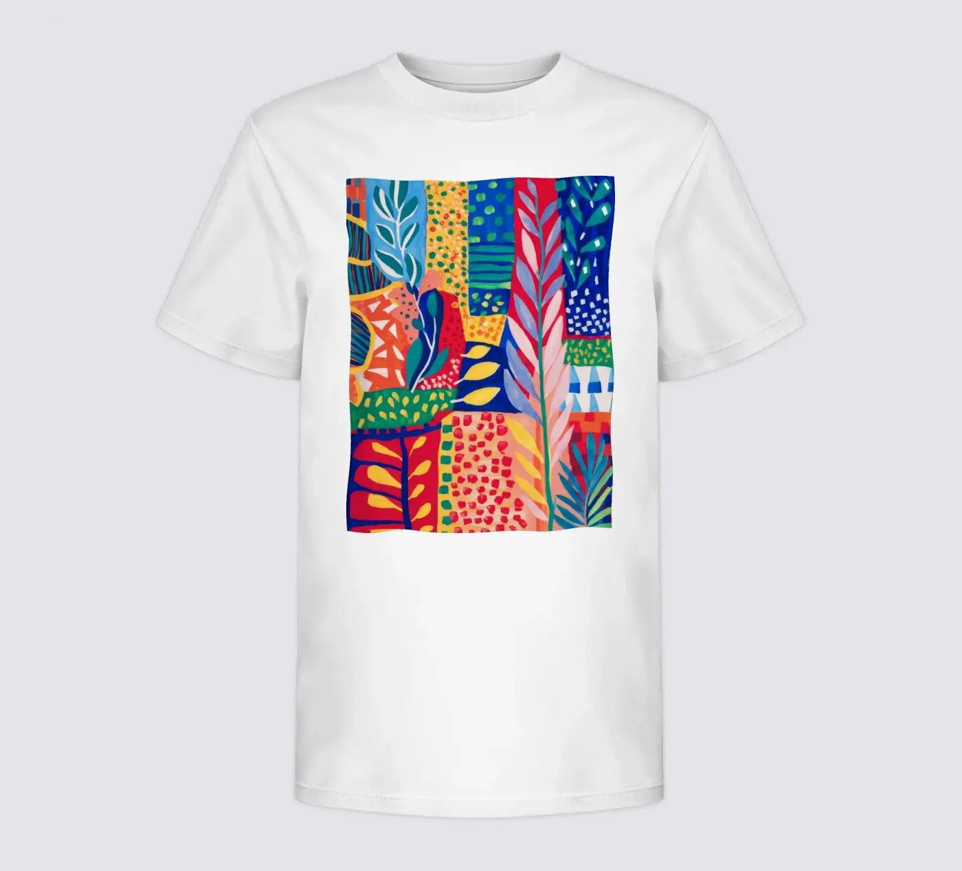Arazzo Patchwork Jungle t-shirt bambini da Zep Layers