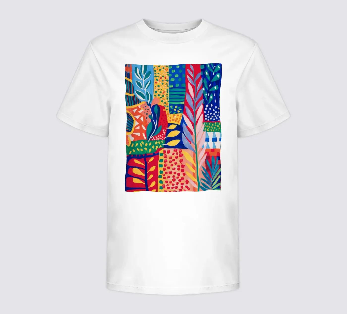 Arazzo Patchwork Jungle t-shirt bambini da Zep Layers