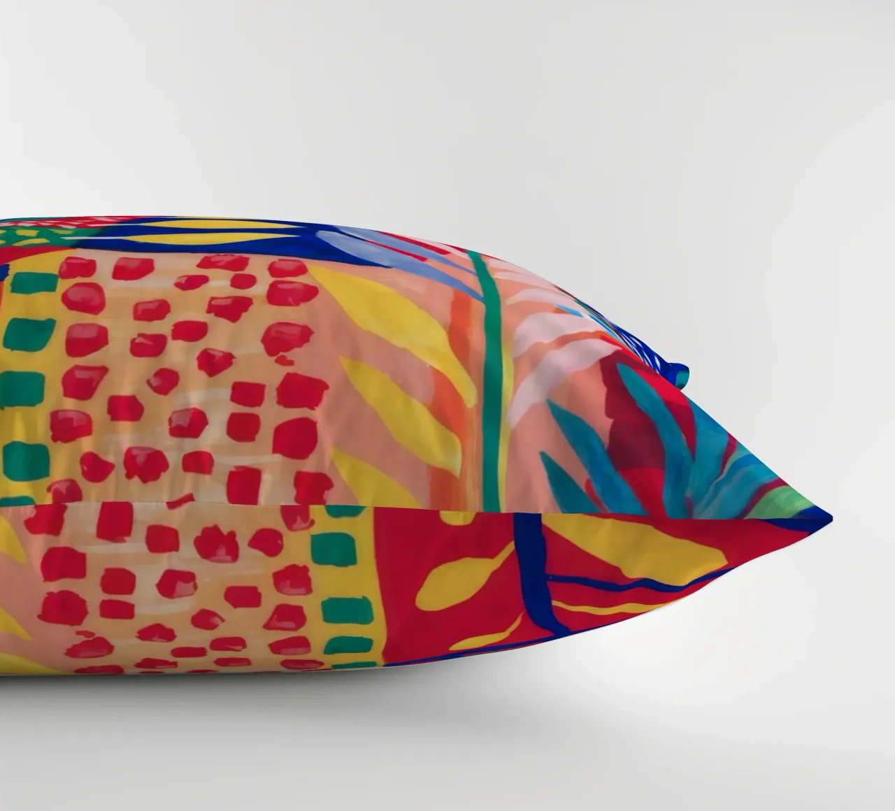 Patchwork Jungle Tapestry decorative cushion by Zep Layers
