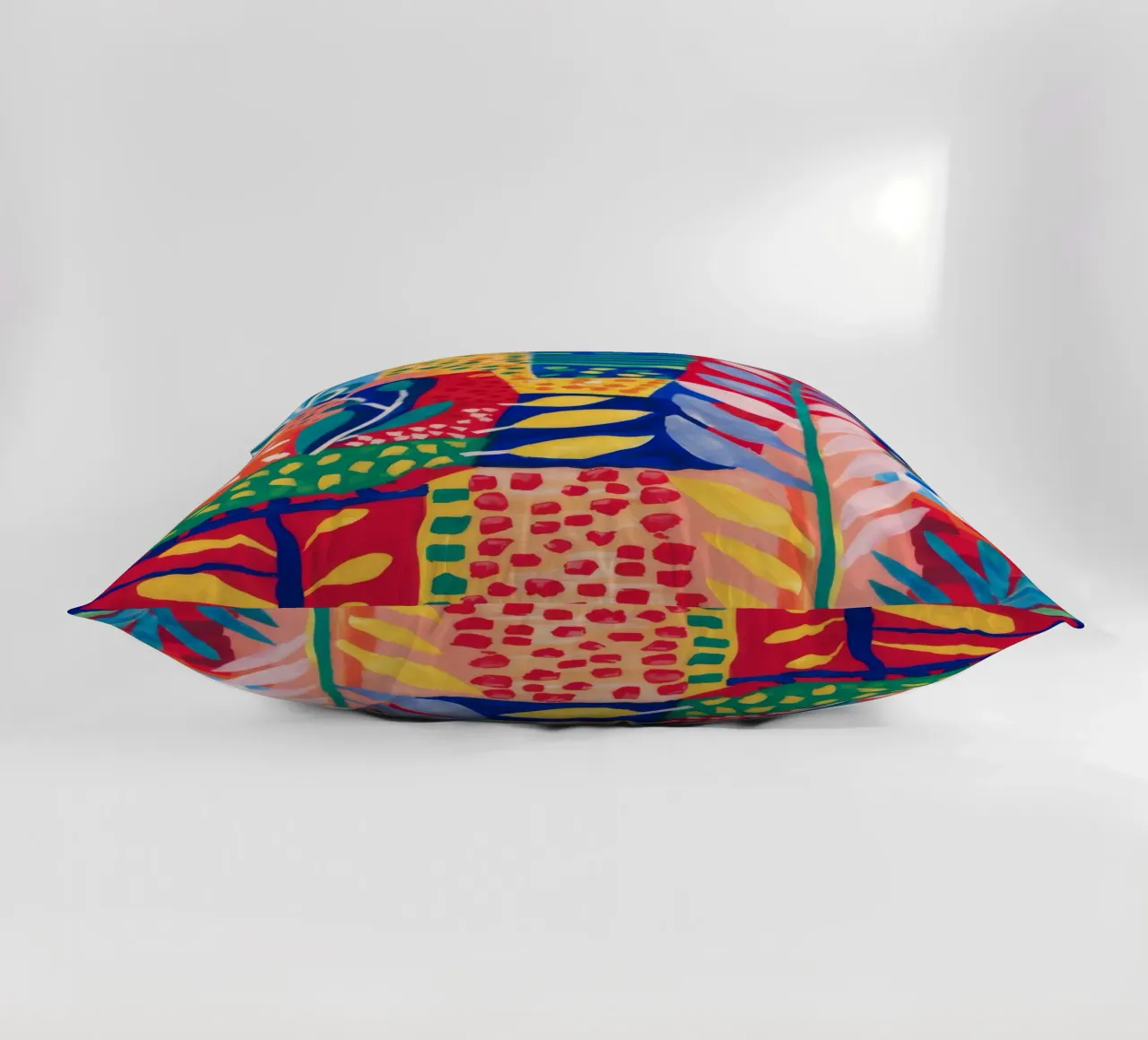 Patchwork Jungle Tapestry decorative cushion by Zep Layers