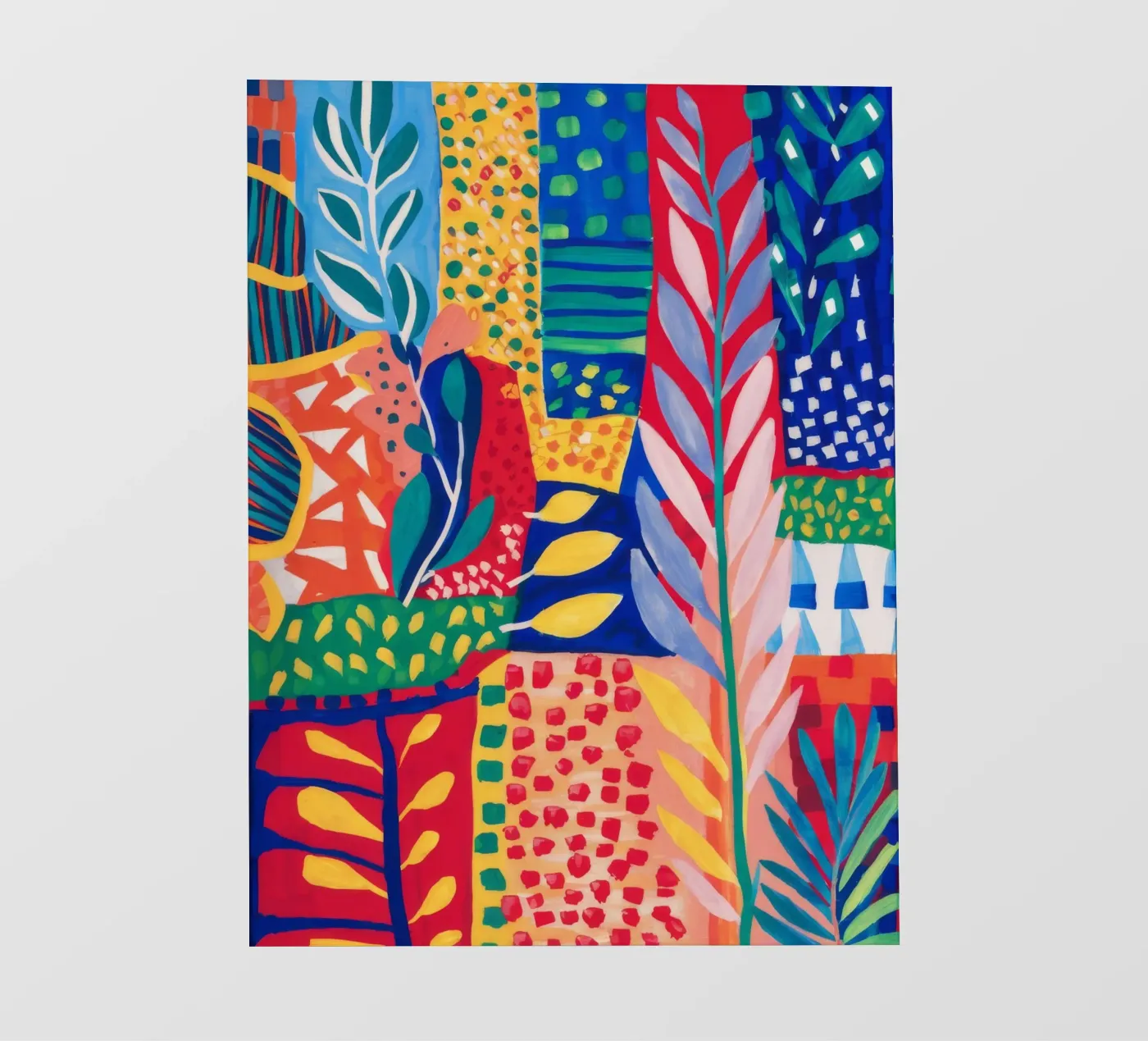 Patchwork Jungle Tapestry pellicola backlit da Zep Layers