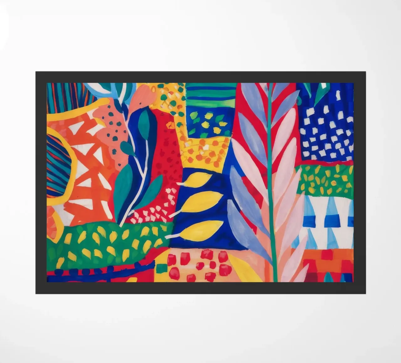 Patchwork Jungle Tapestry doormat by Zep Layers