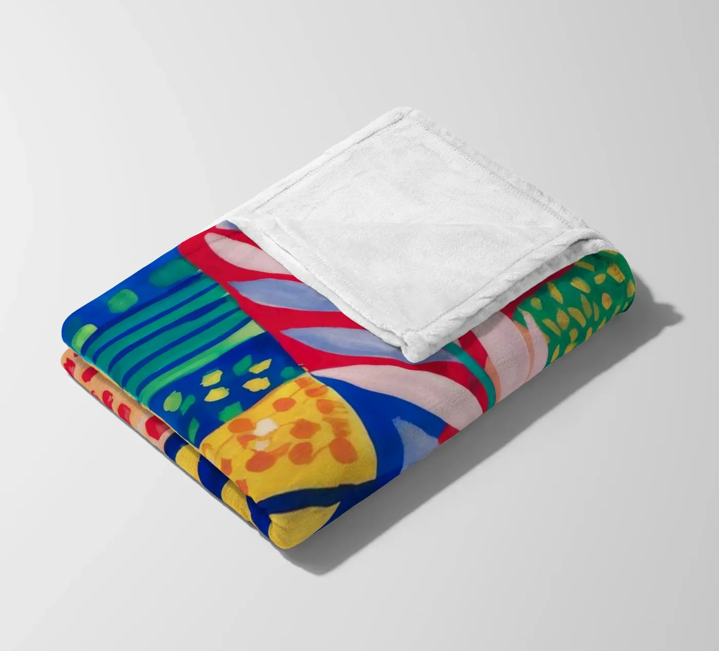 Patchwork Jungle Tapestry fleece blanket by Zep Layers