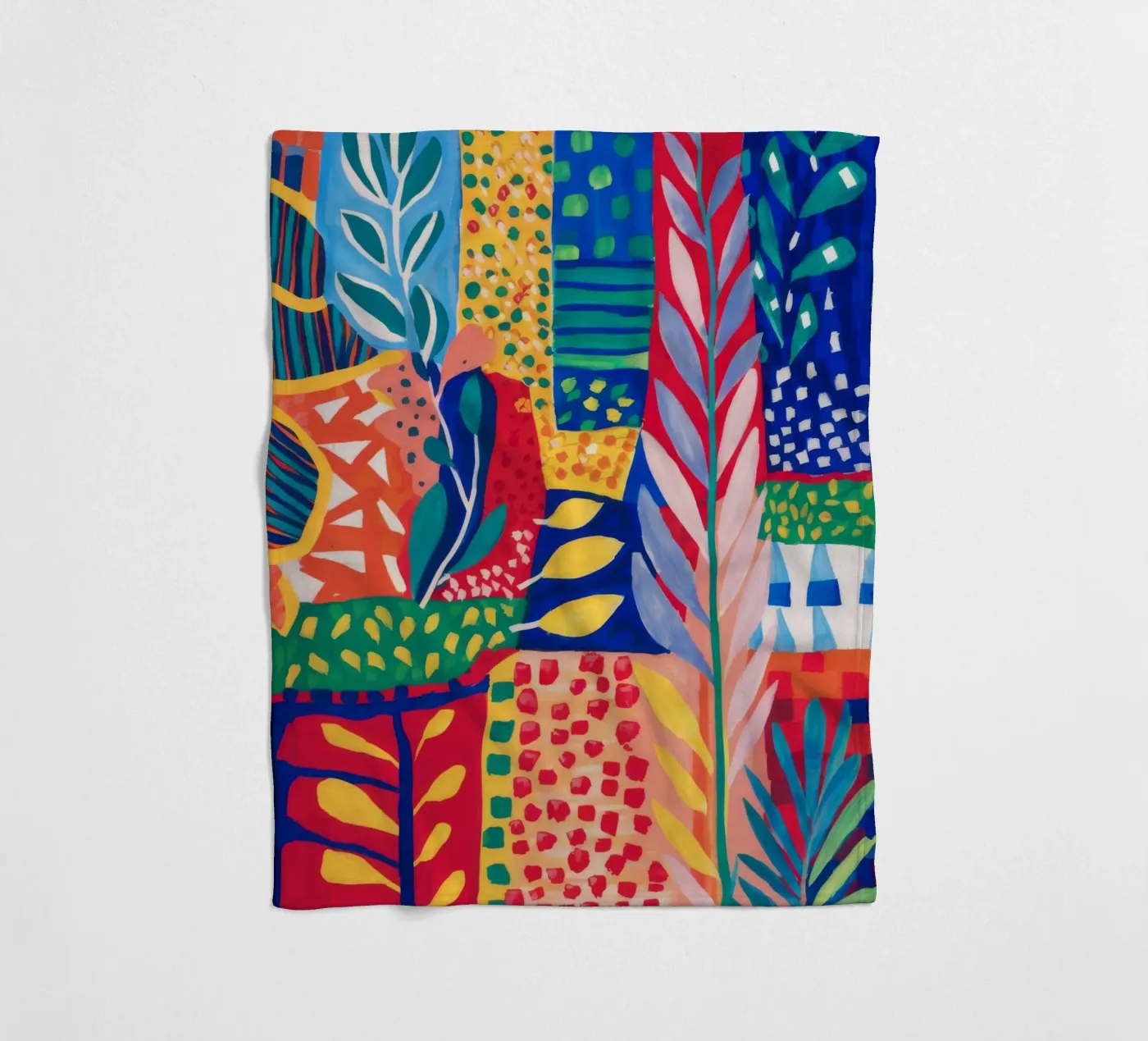 Patchwork Jungle Tapestry Fleecedecke von Zep Layers