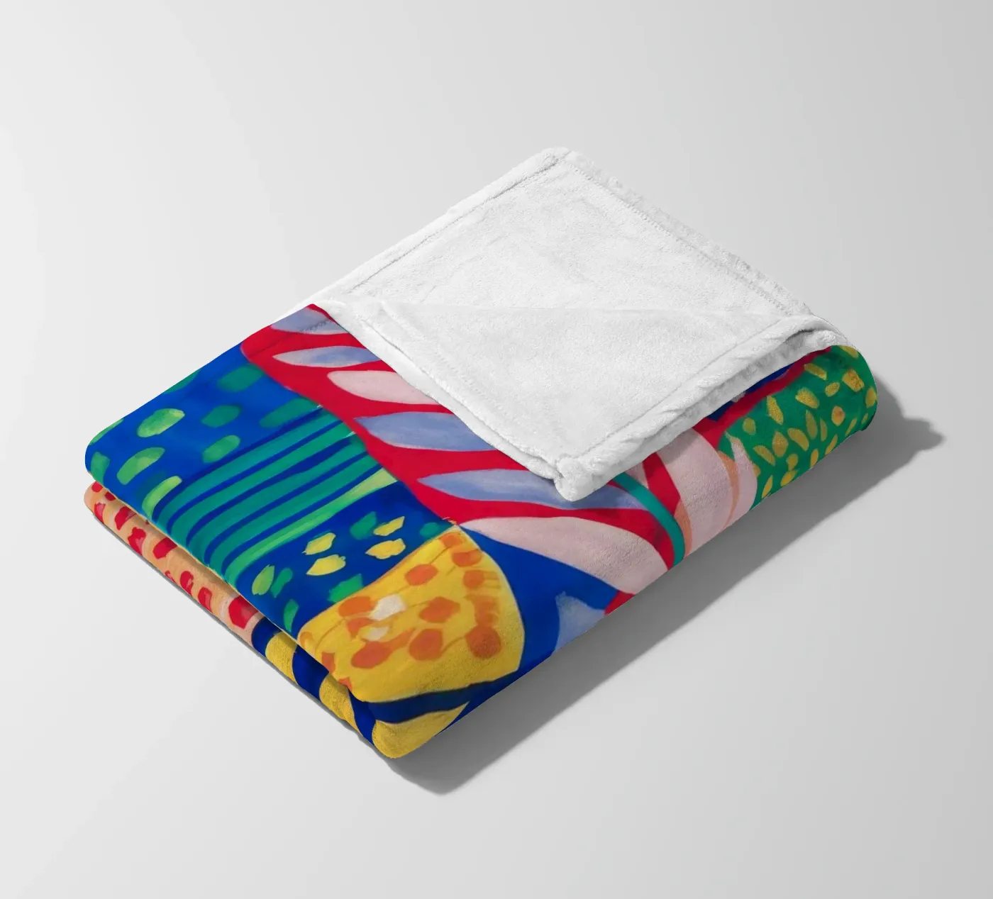 Patchwork Jungle Tapestry fleece blanket by Zep Layers