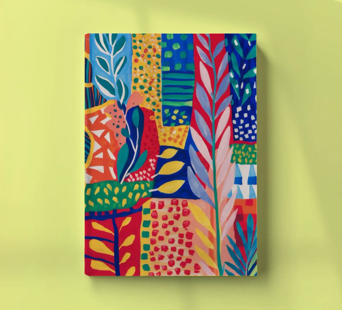 Patchwork Jungle Tapestry notebook by Zep Layers