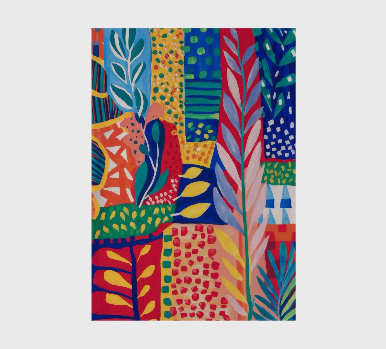 Patchwork Jungle Tapestry notebook by Zep Layers