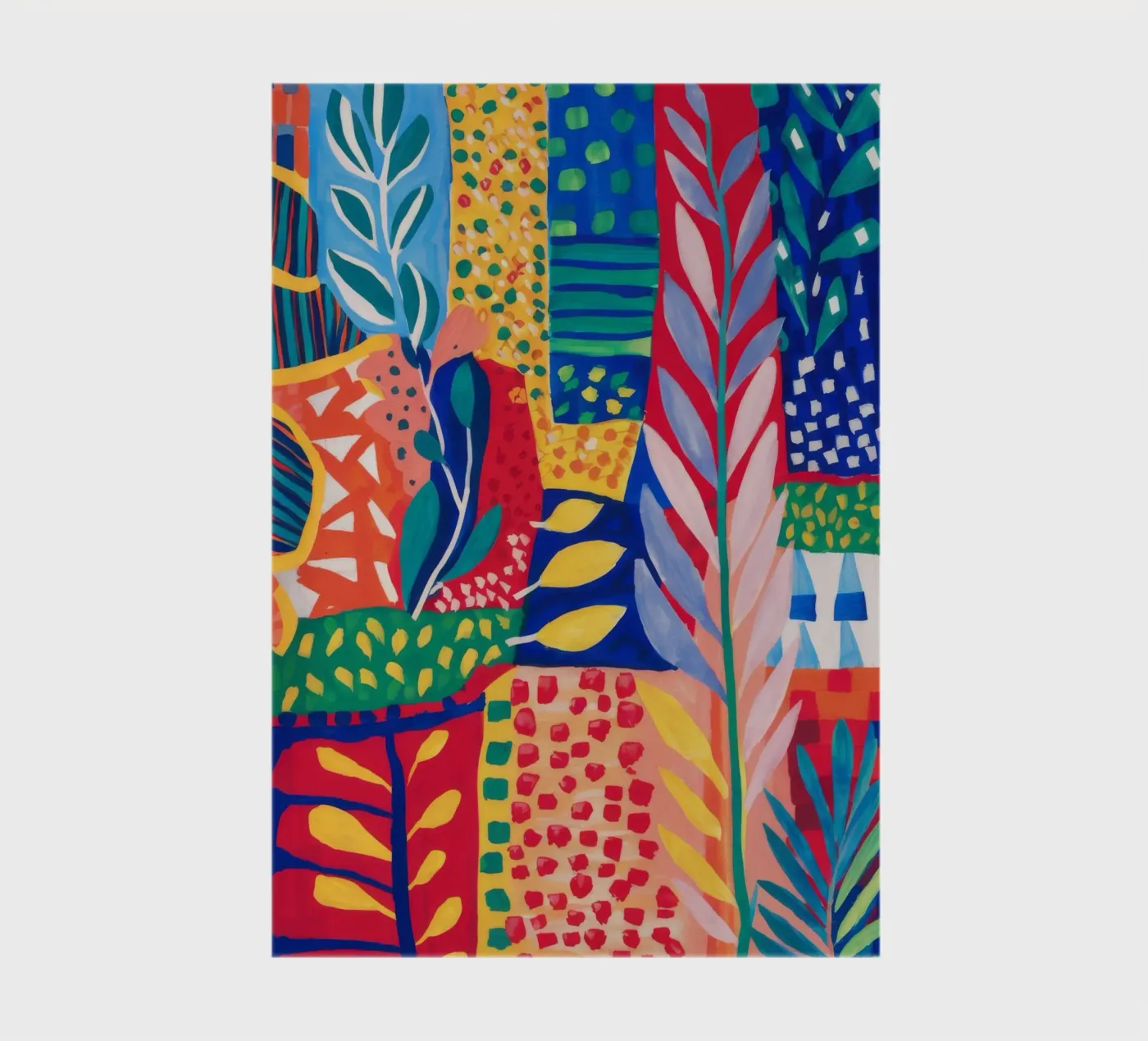 Patchwork Jungle Tapestry notebook by Zep Layers