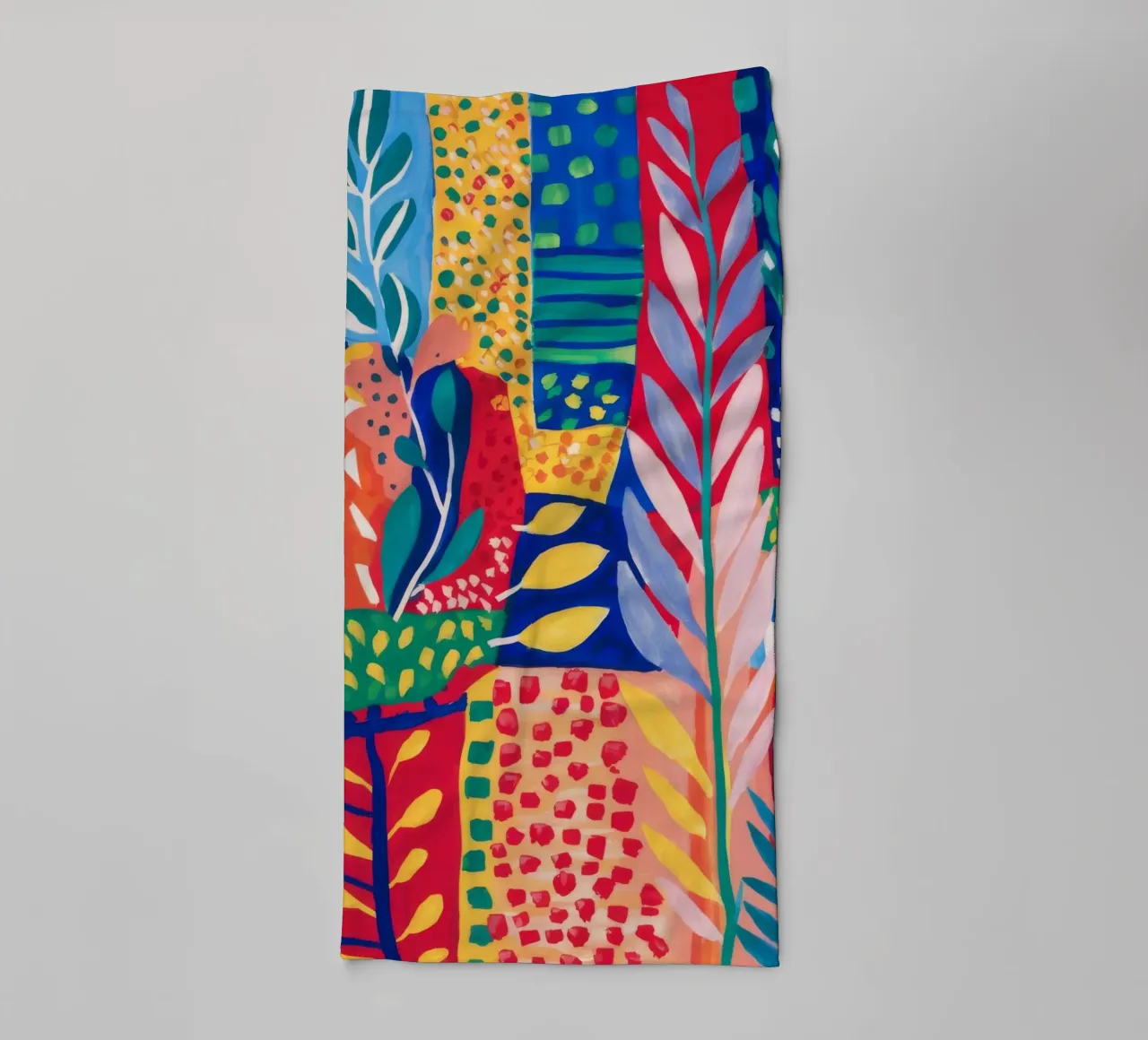 Patchwork Jungle Tapestry towel by Zep Layers