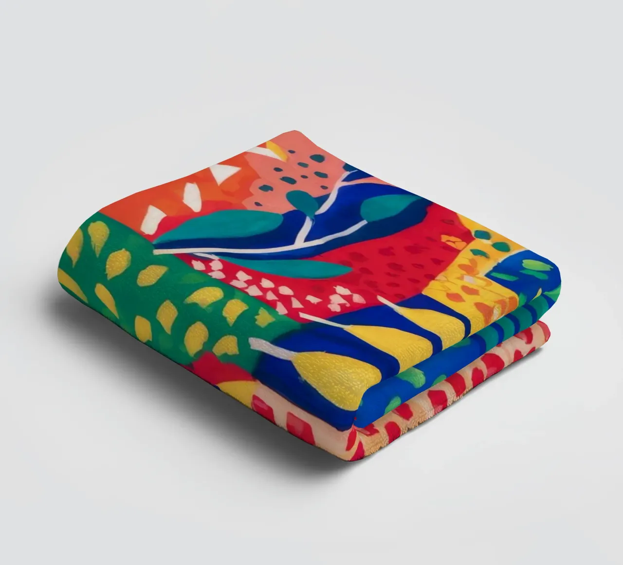 Patchwork Jungle Tapestry towel by Zep Layers