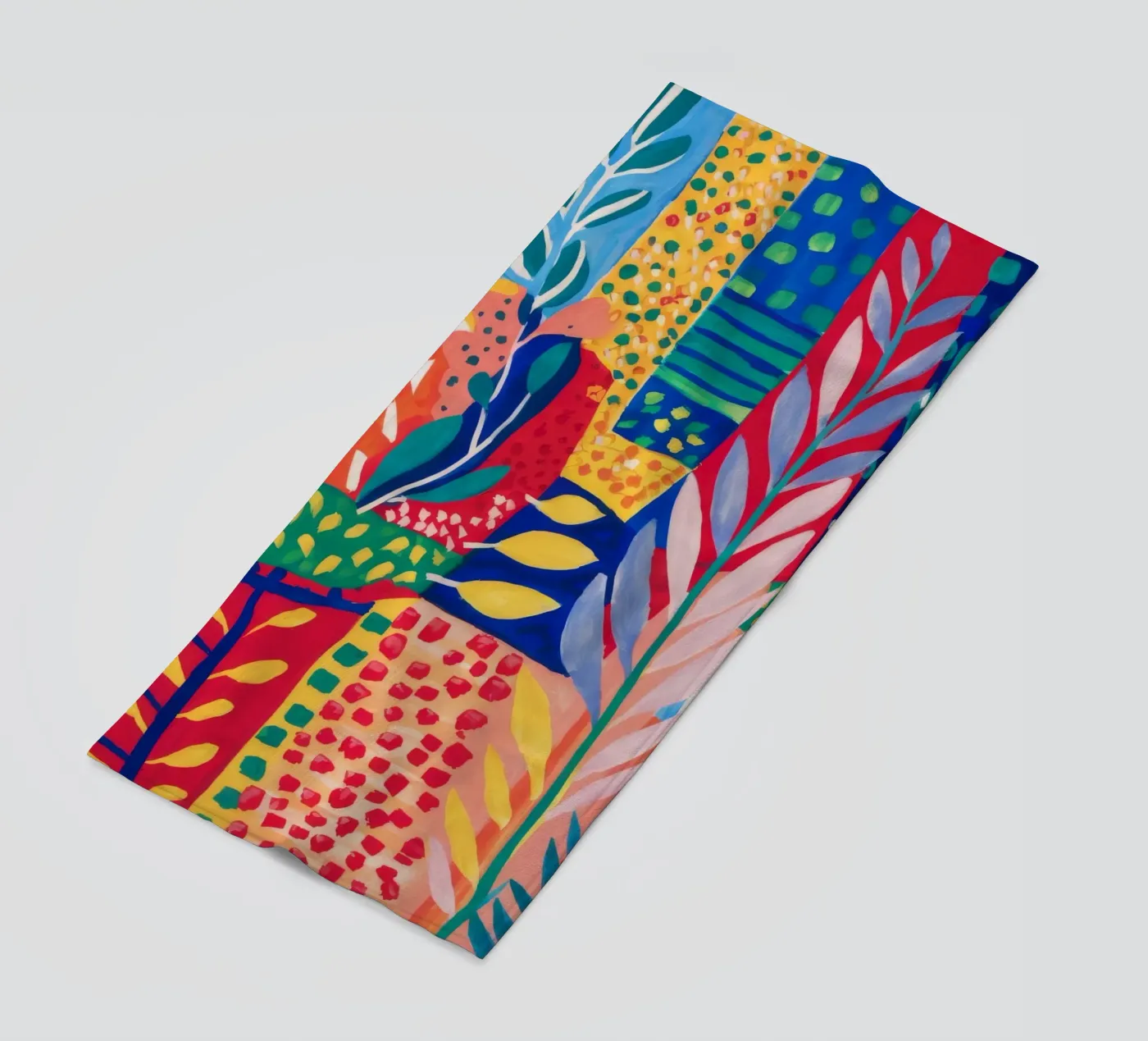 Patchwork Jungle Tapestry strandhanddoek van Zep Layers