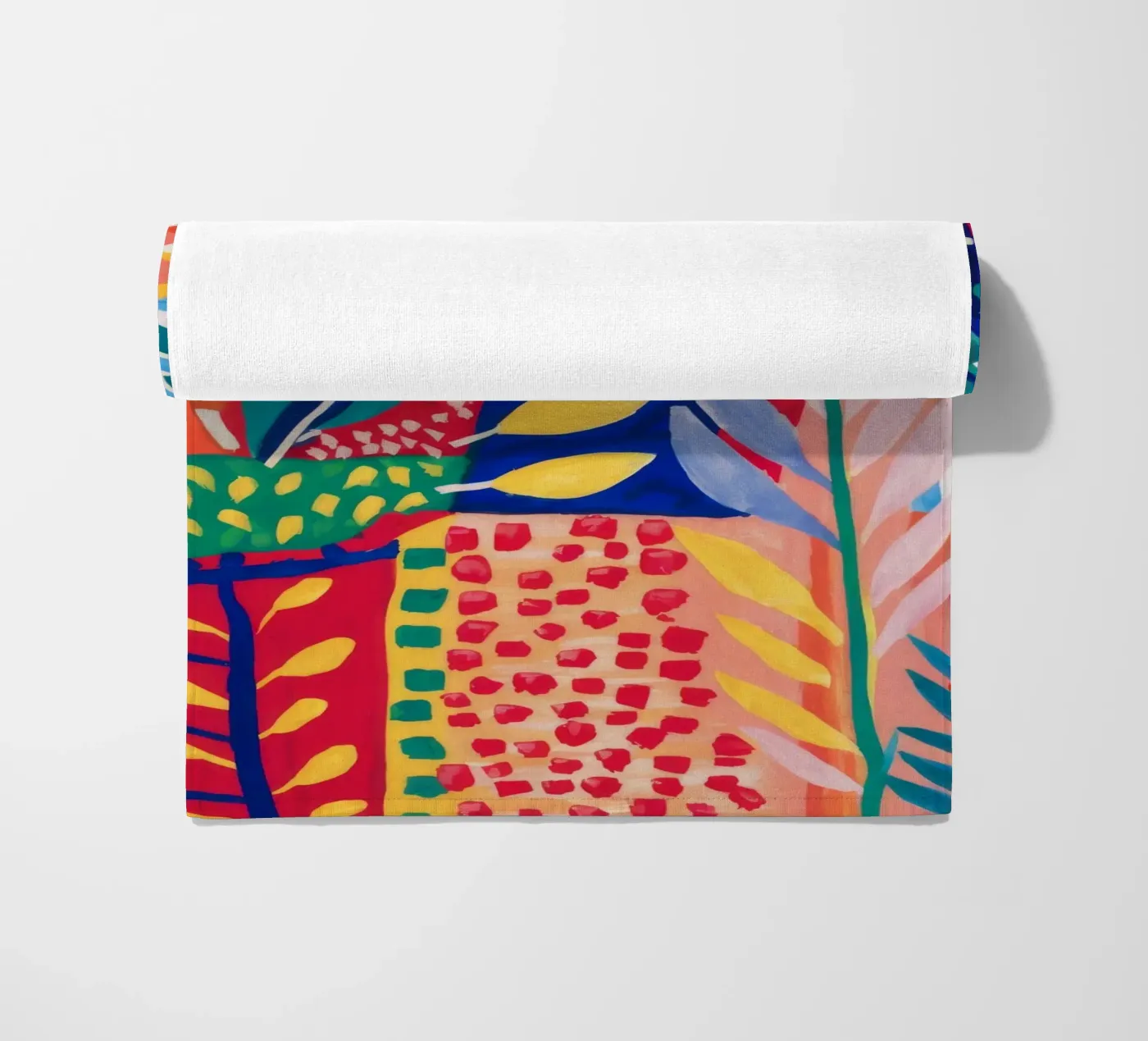 Patchwork Jungle Tapestry strandhanddoek van Zep Layers