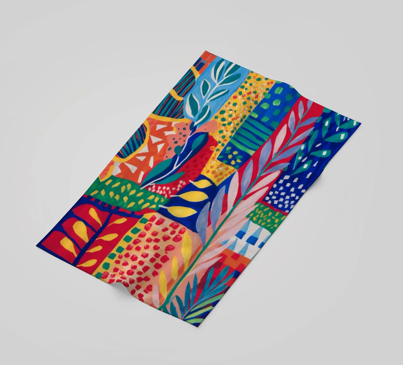 Arazzo Patchwork Jungle telo mare da Zep Layers