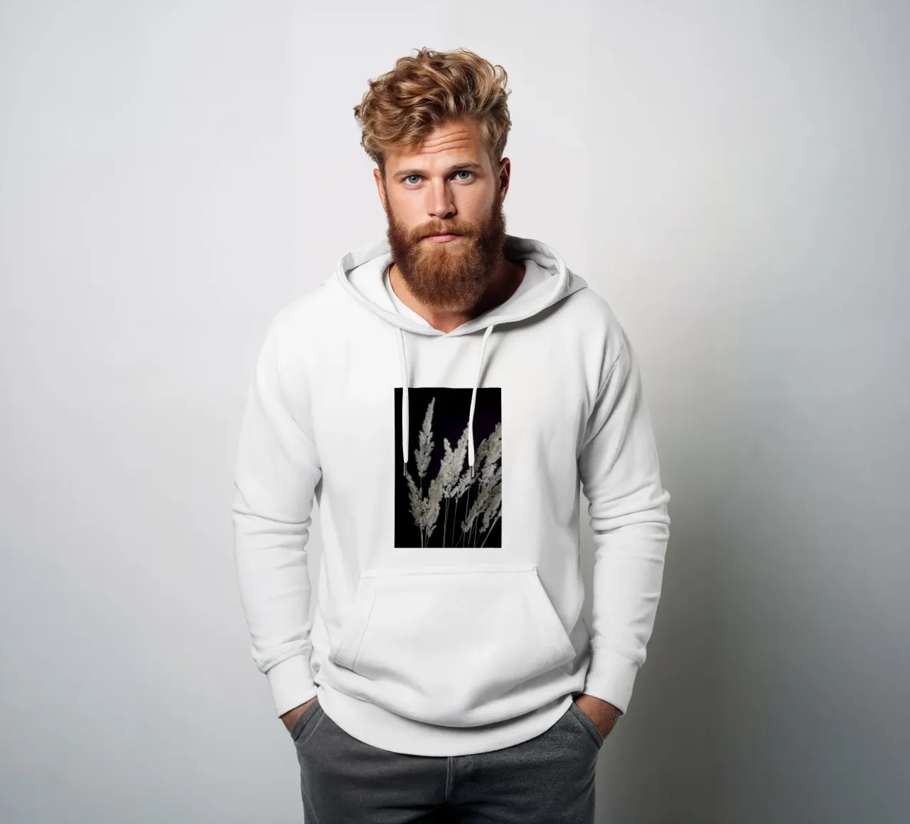 Perfect Pampas In The Dark felpa con cappuccio da Studio Nahili