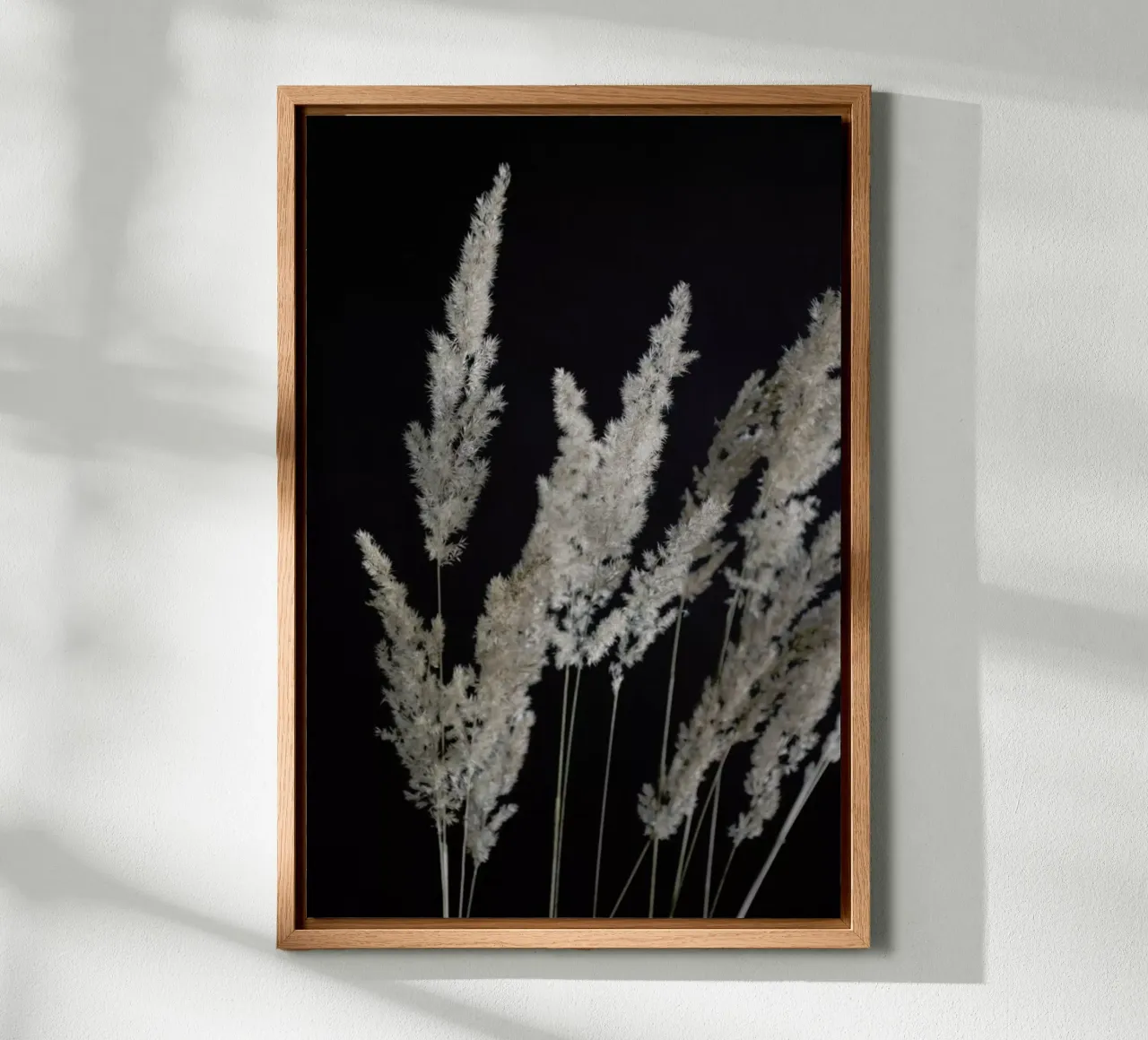 Perfect Pampas In The Dark tela con Cornice a cassetta da Studio Nahili
