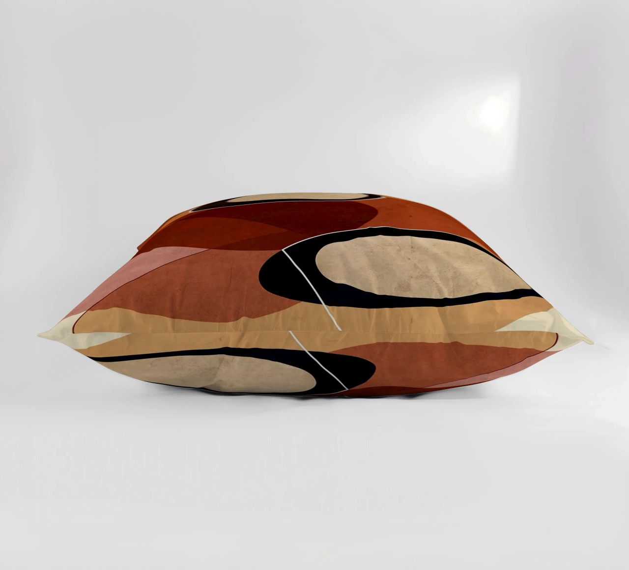 forme geometriche sovrapposte forme astratte ovali colore laye cuscino da Jhon W Caquimbo