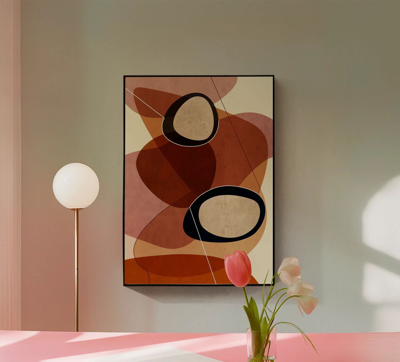 forme geometriche sovrapposte forme astratte ovali colore laye plexiglass da Jhon W Caquimbo