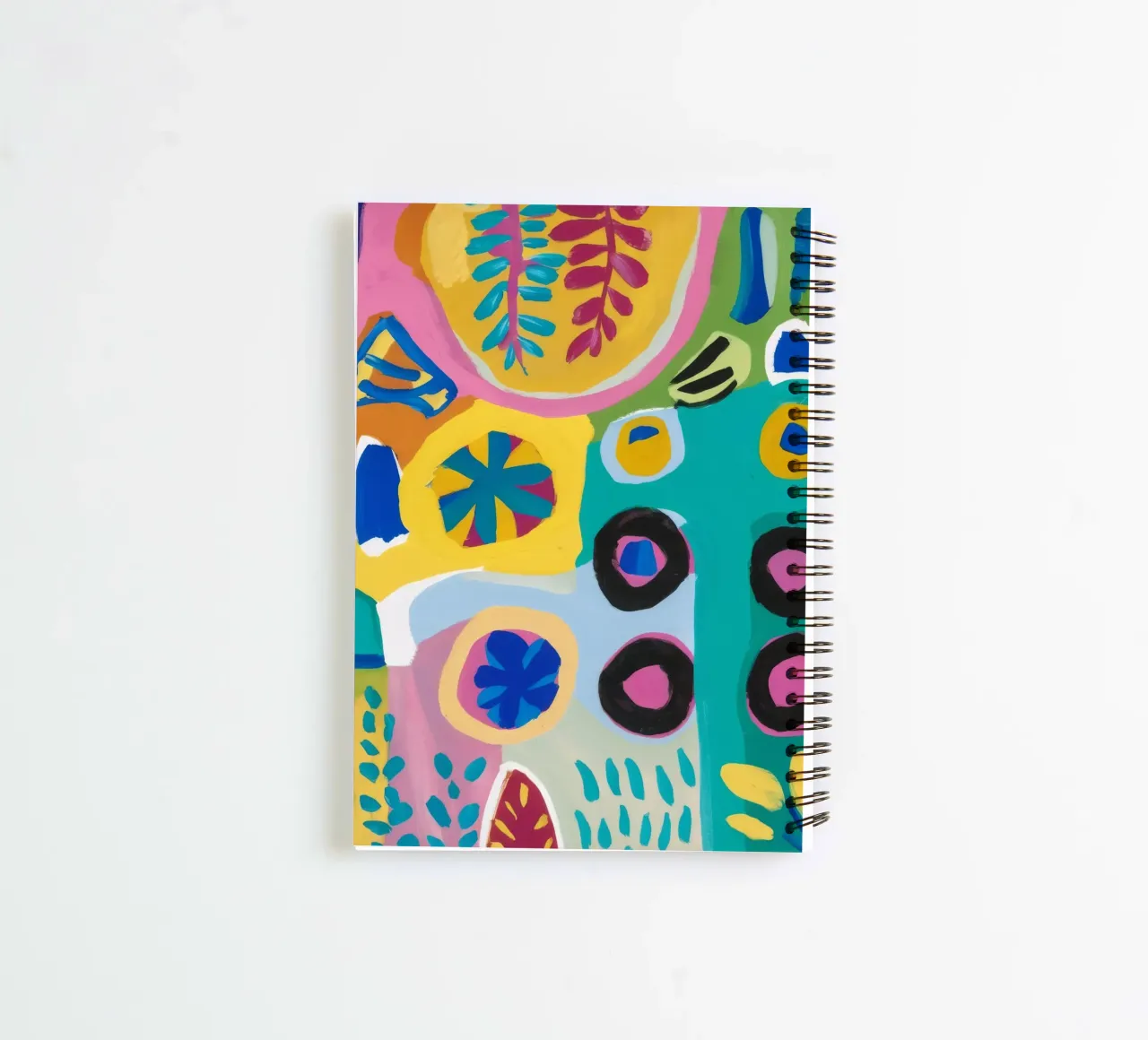 Abstract Bloom Puzzle spiral notebook by Zep Layers