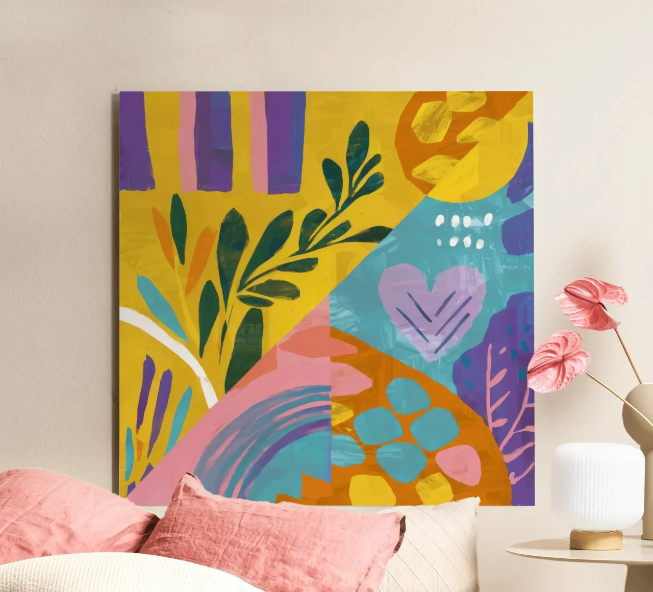 Warm Whisper Meadow forex plate by Zep Layers