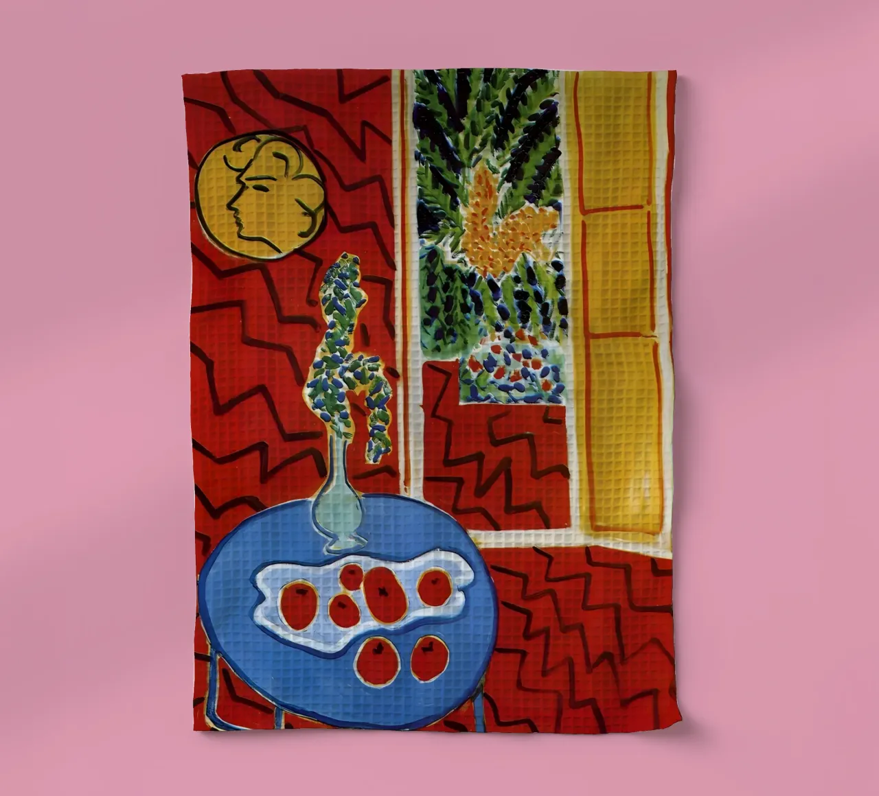 Matisse Red Impression canovaccio da cucina da Vonda Shop