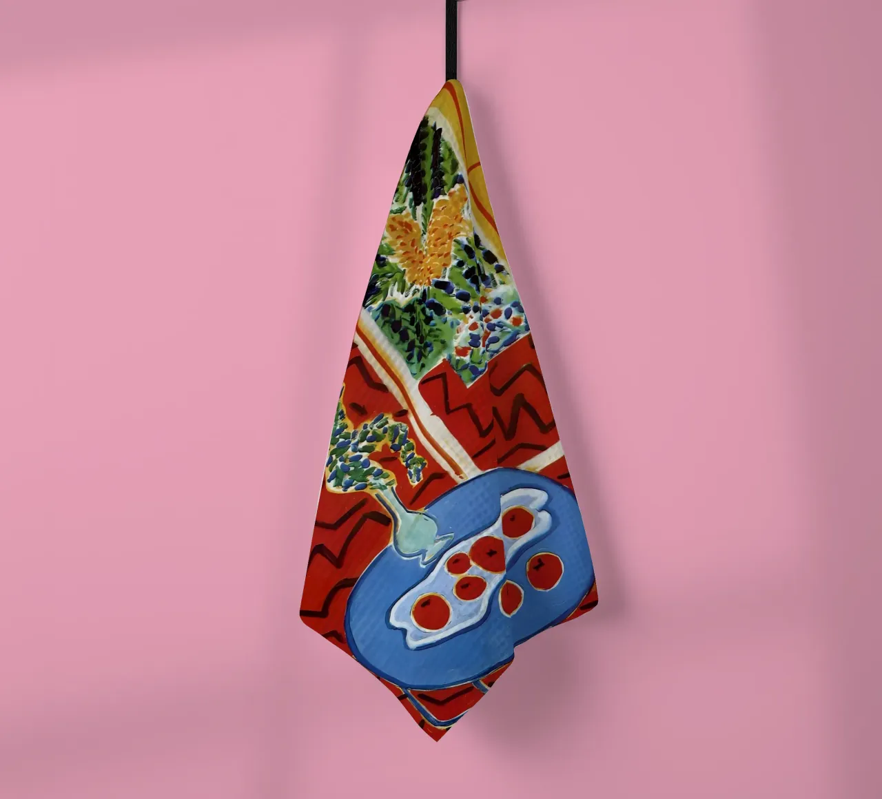 Matisse Red Impression canovaccio da cucina da Vonda Shop