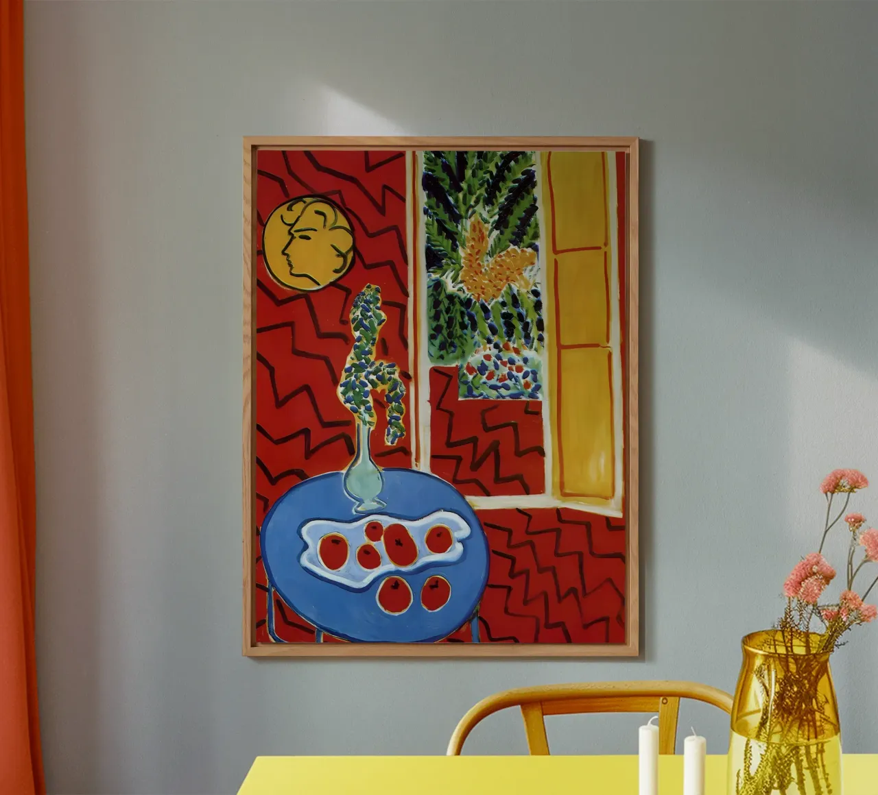 Matisse Red Impression alluminio dibond da Vonda Shop