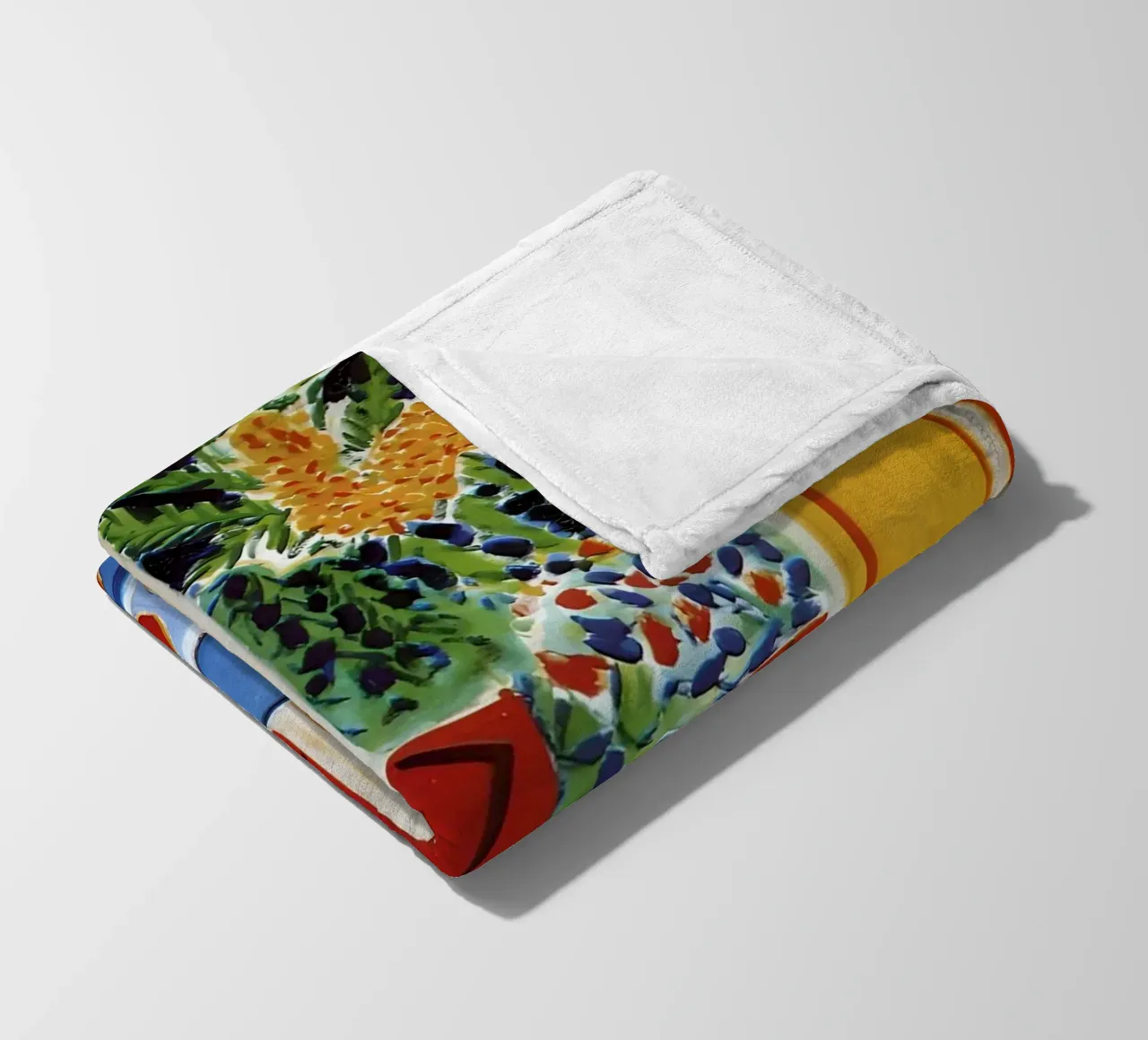 Matisse Red Impression coperta in pile da Vonda Shop