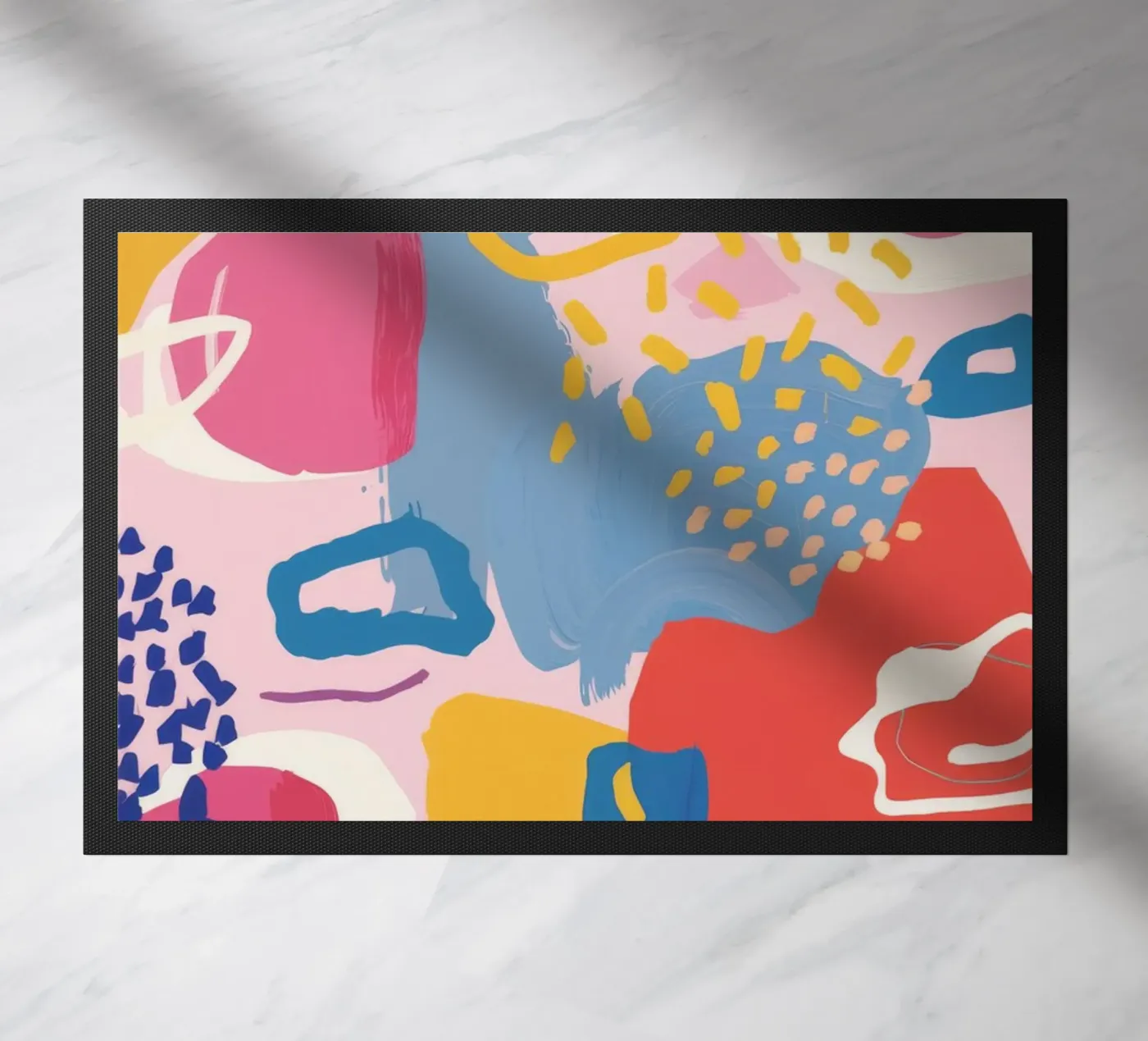 Abstract Thought Drift doormat by Zep Layers