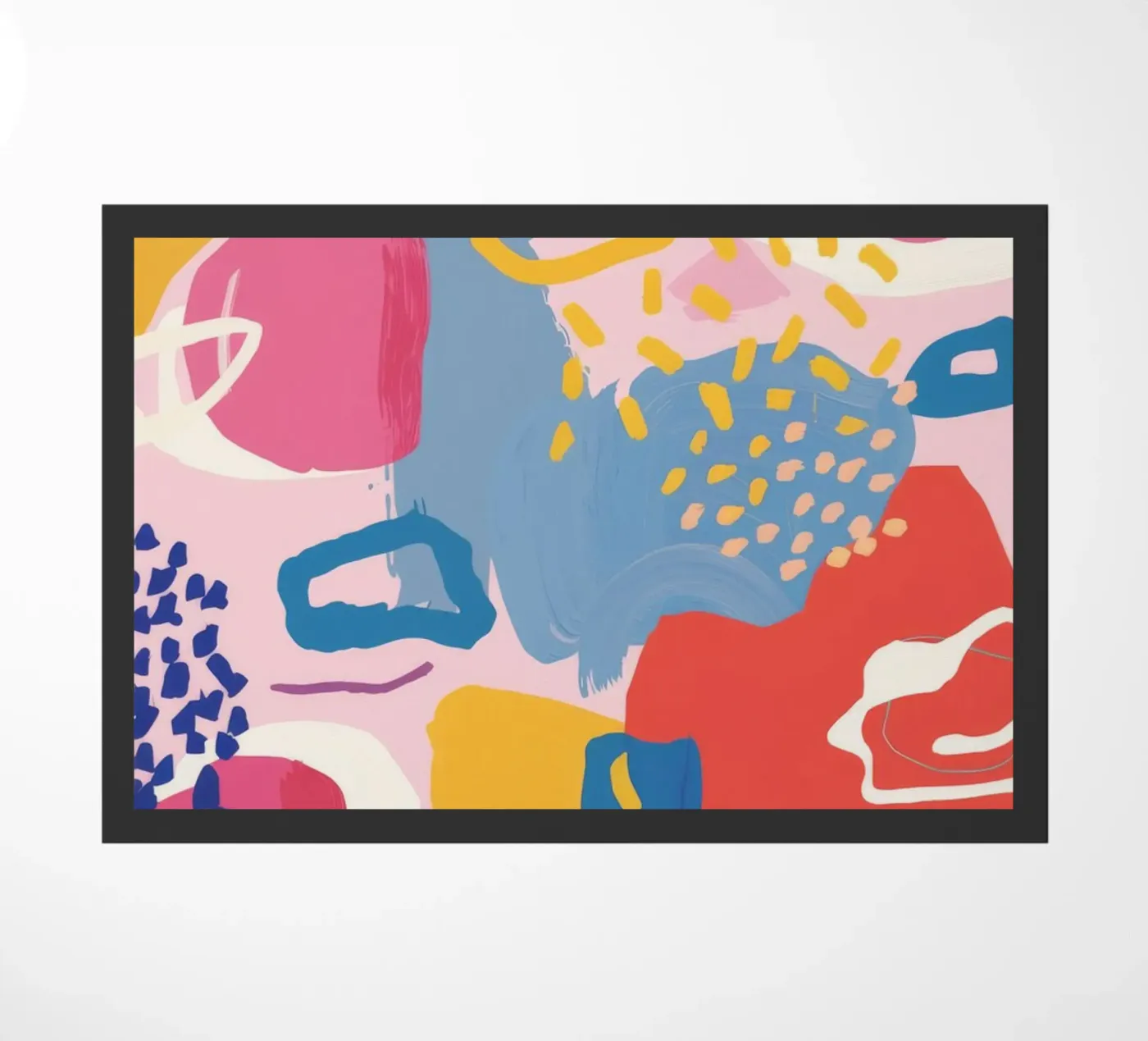 Abstract Thought Drift doormat by Zep Layers