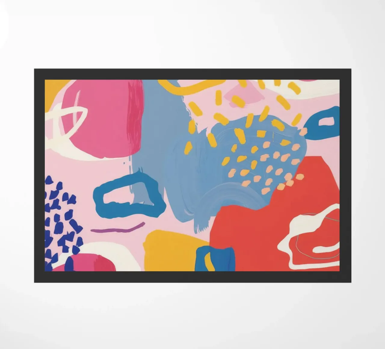 Abstract Thought Drift doormat by Zep Layers