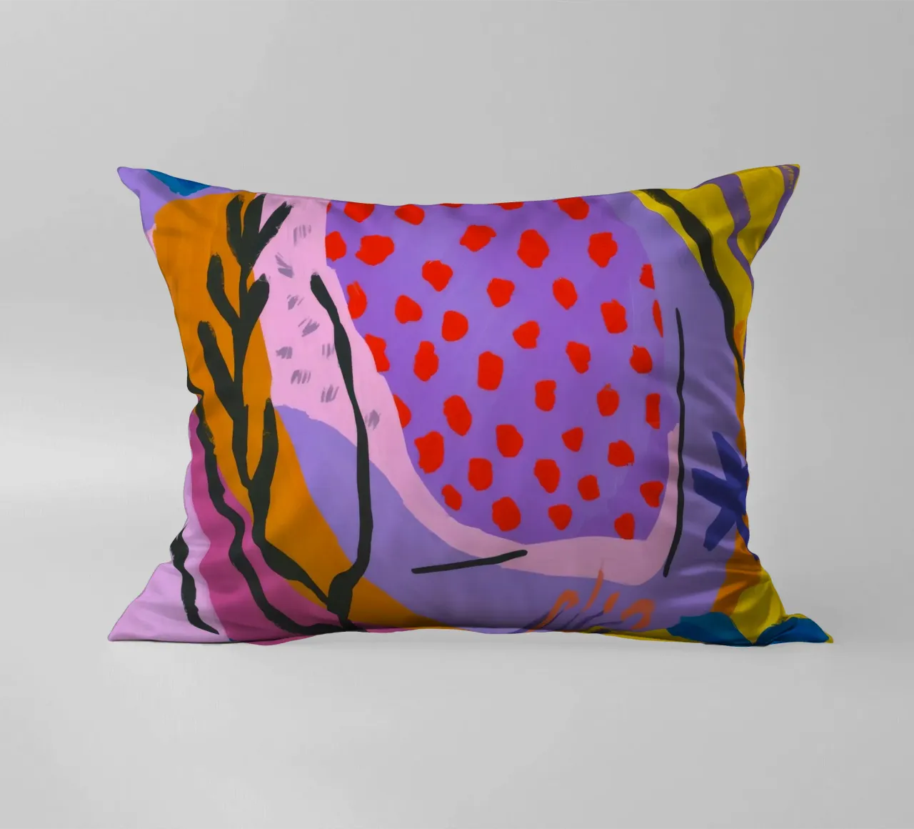 Botanic Lava Burst decorative cushion by Zep Layers