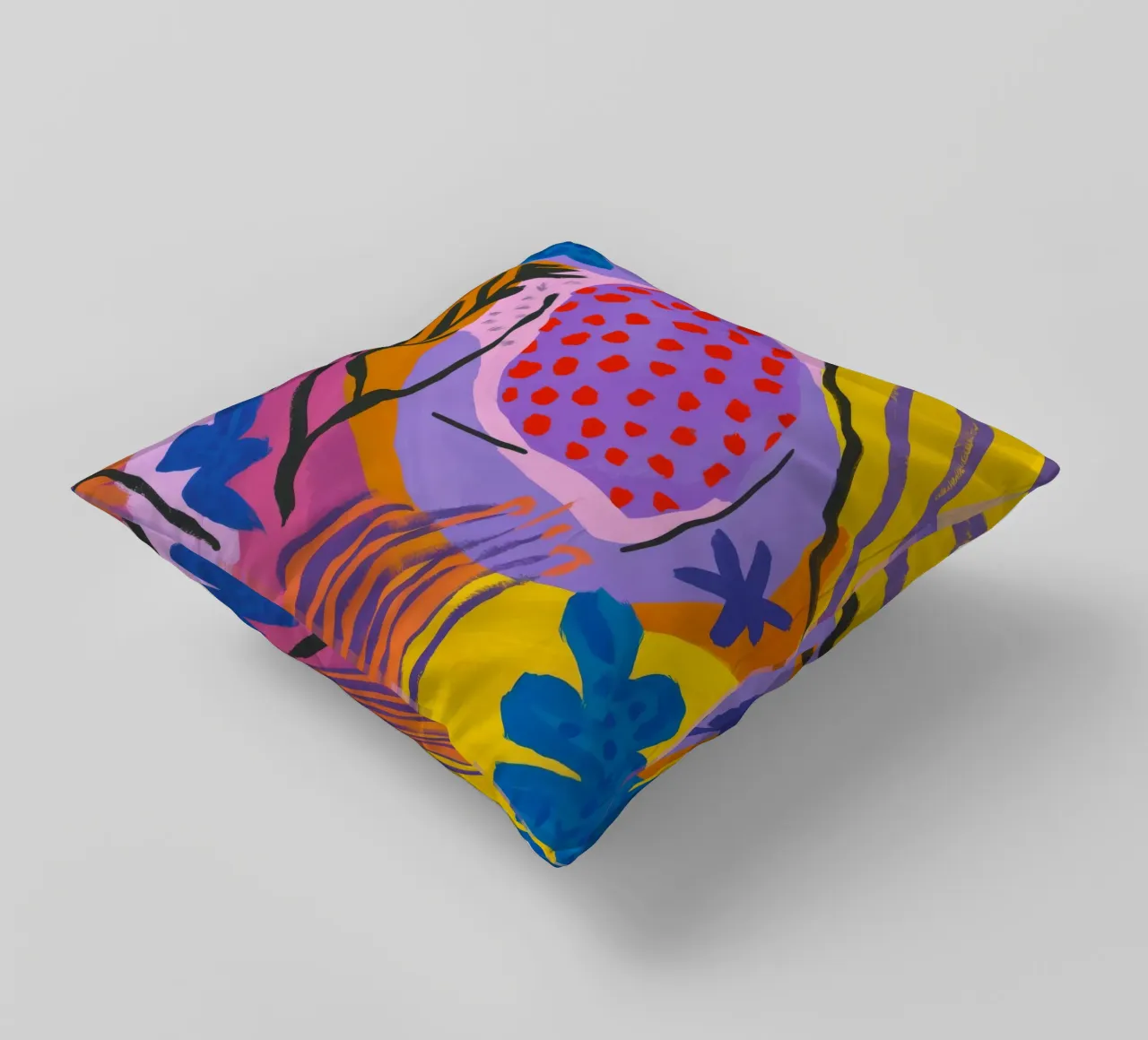 Botanic Lava Burst decorative cushion by Zep Layers