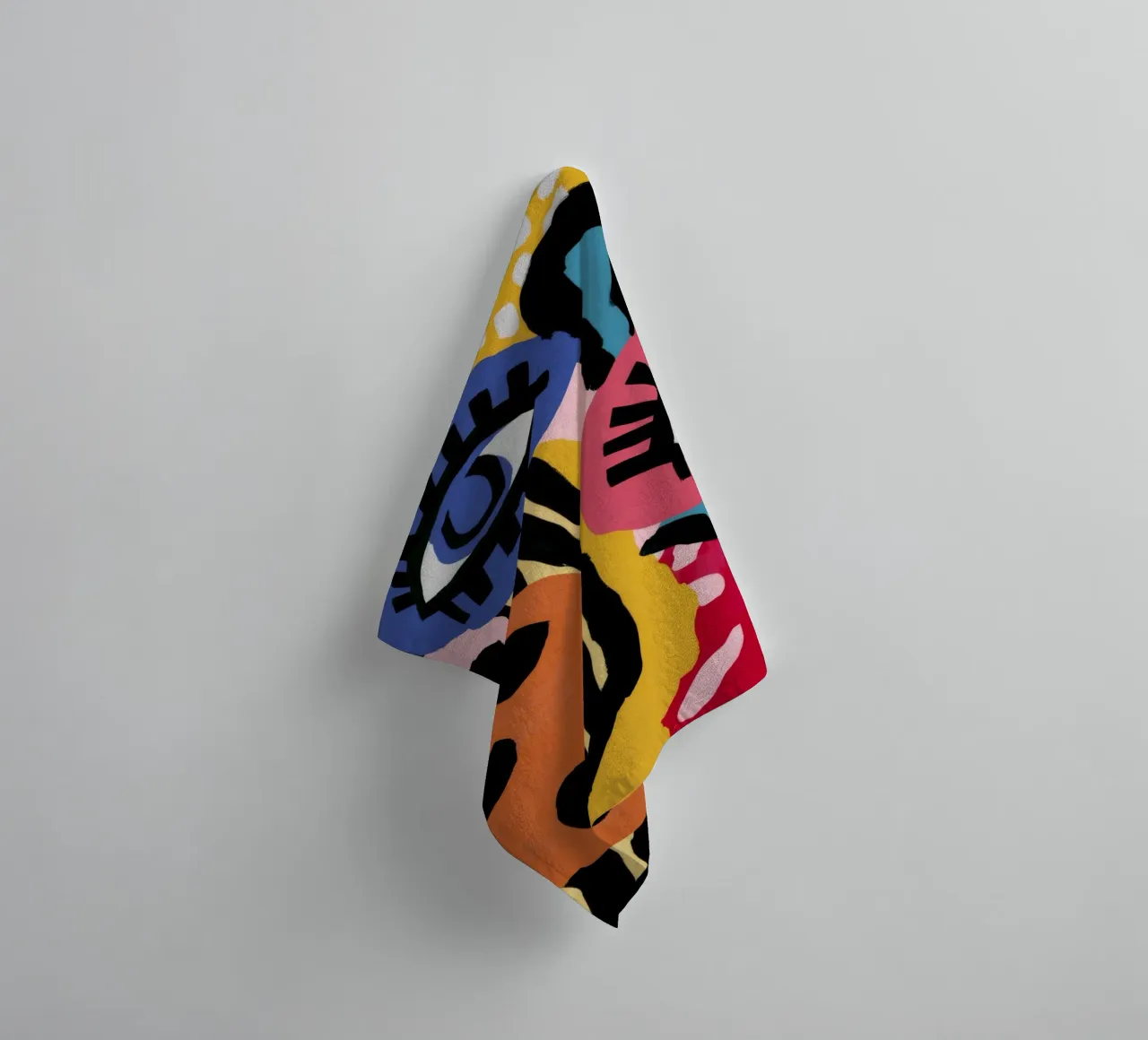 Eyes of Imagination towel by Zep Layers