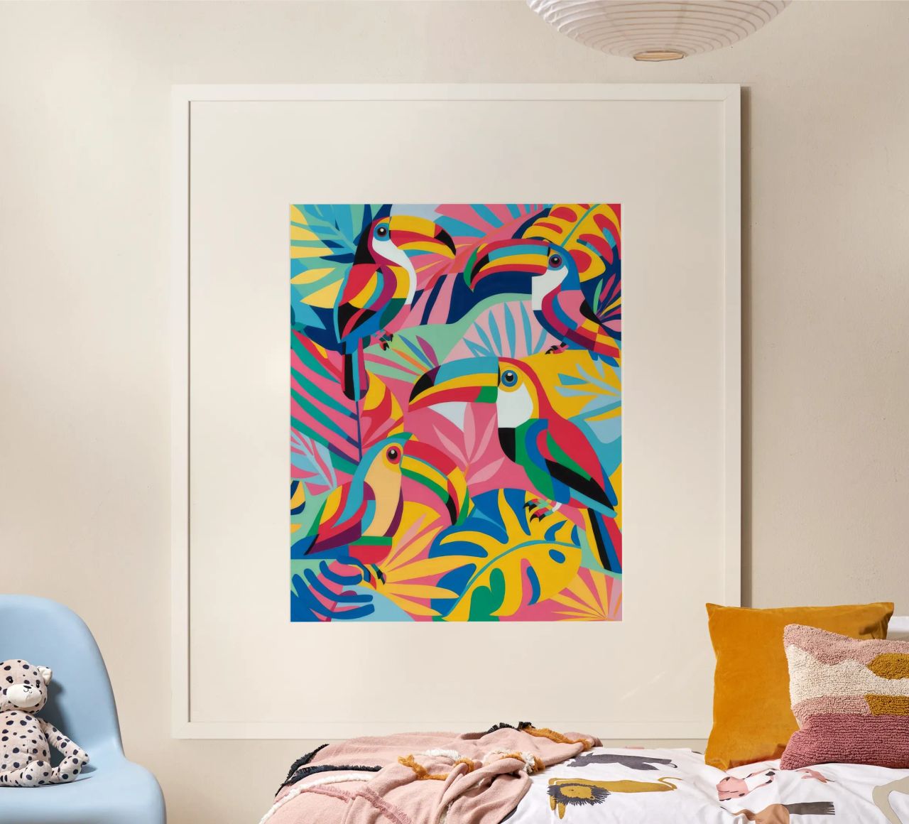 Parade de l'harmonie des toucans poster de Zep Layers