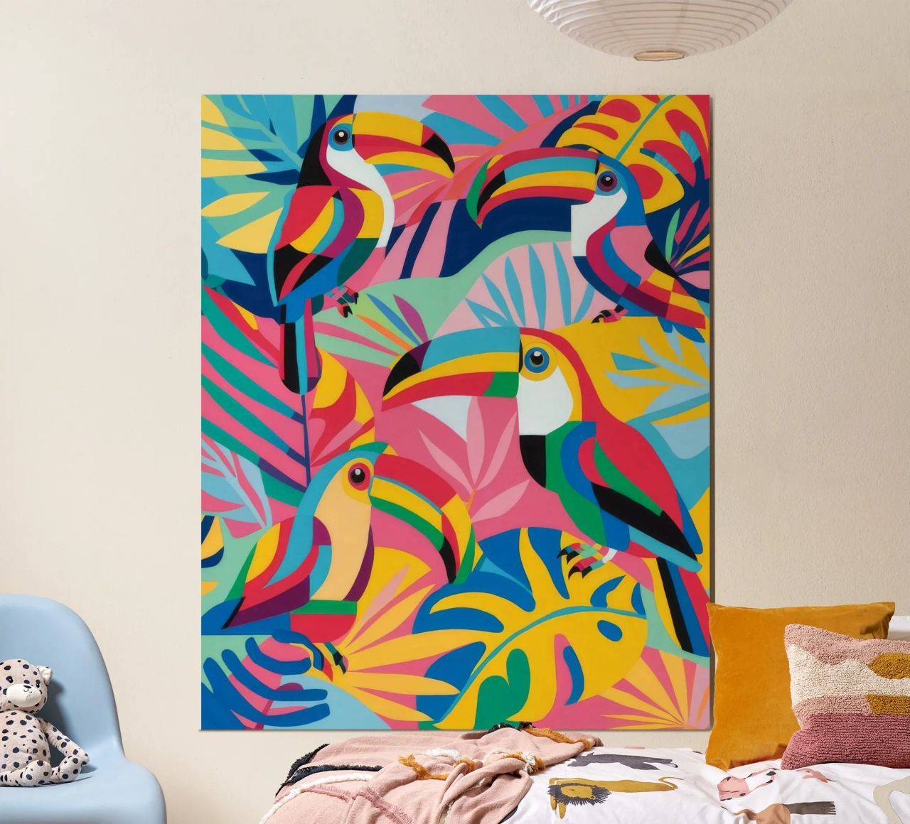 Parade de l'harmonie des toucans poster de Zep Layers